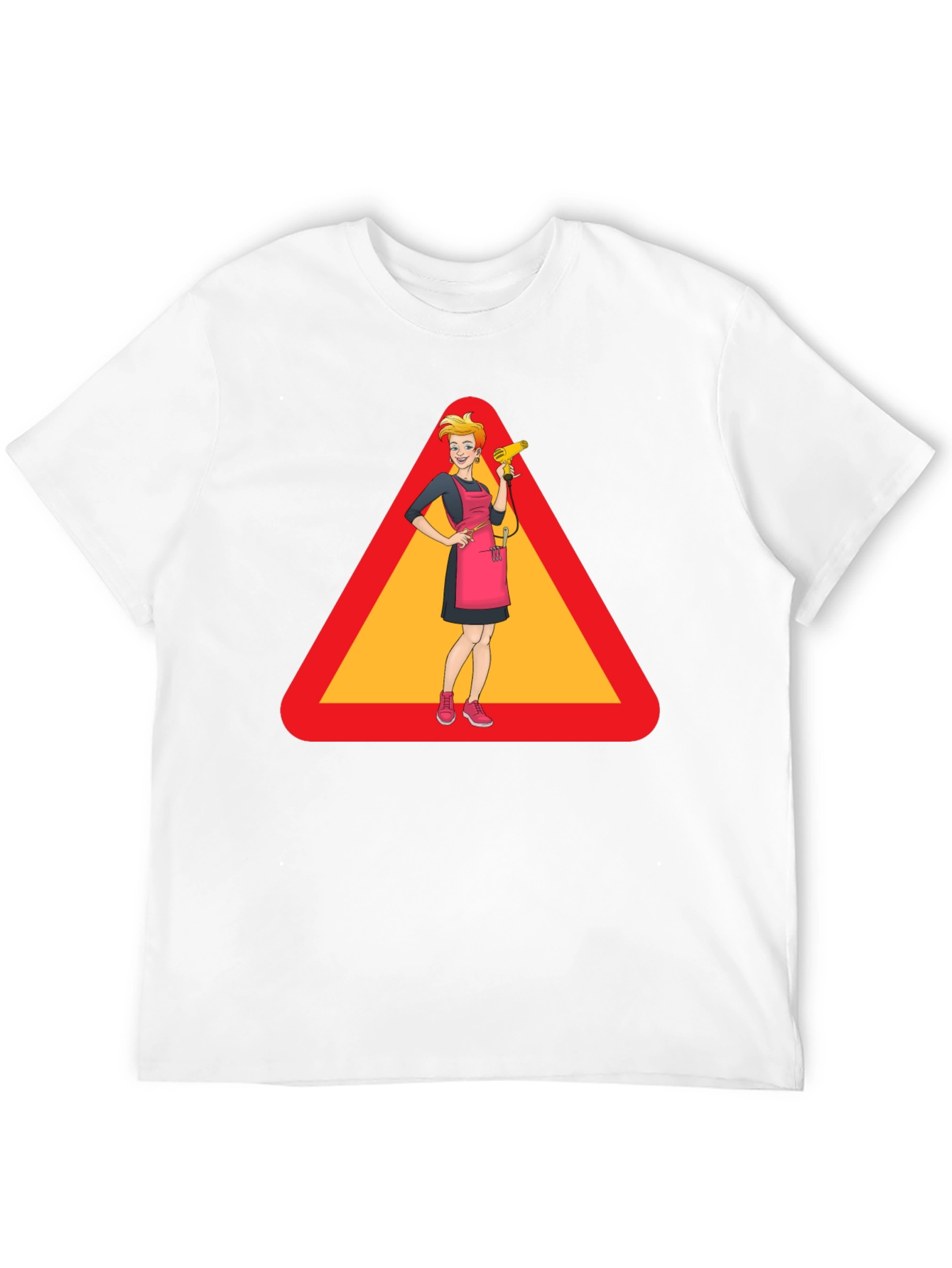 Caution: Stylish Hairdresser T-Shirt