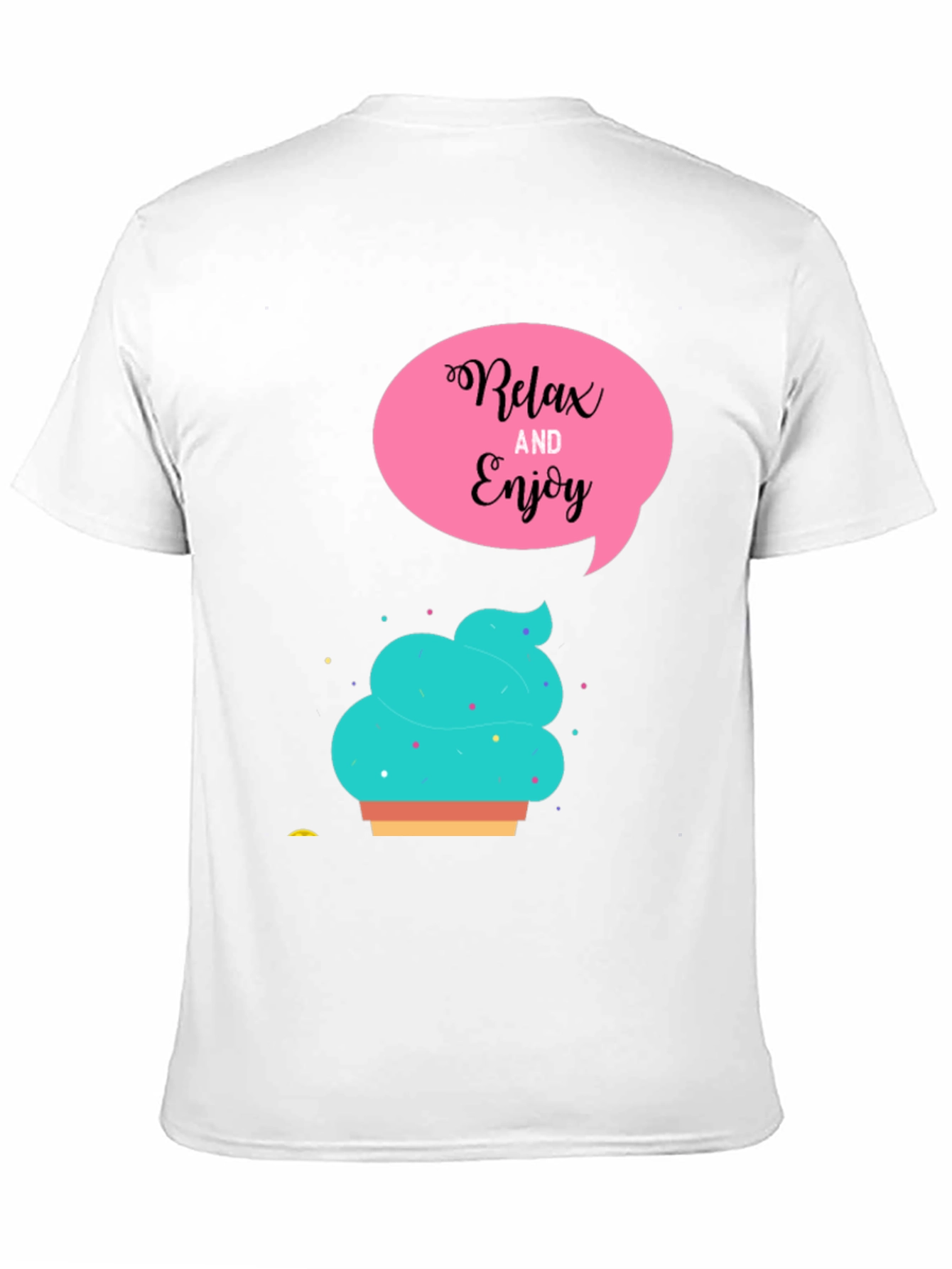 Relax & Enjoy Tee: Ice Cream Graphic T-Shirt