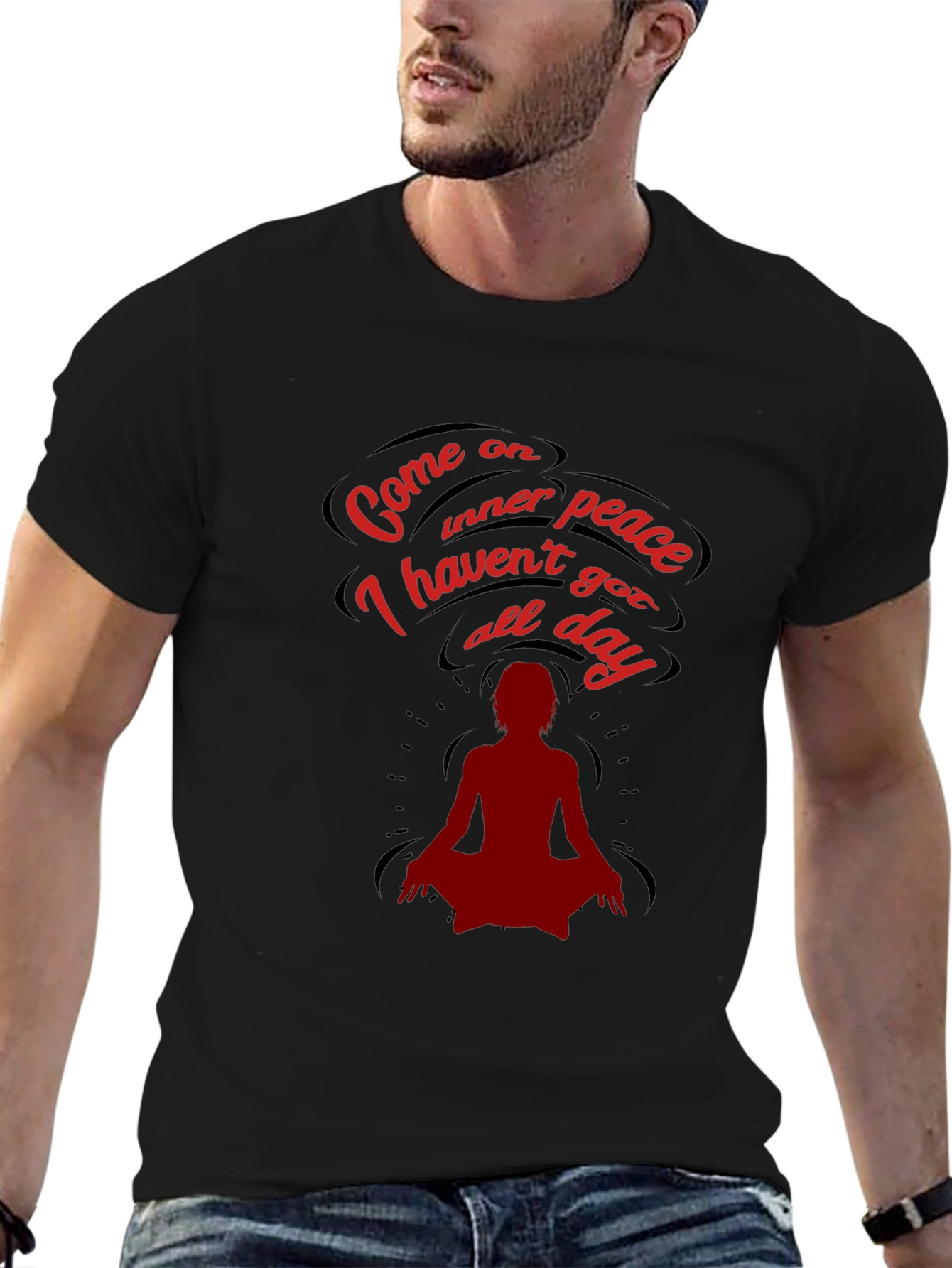 Come On Inner Peace T-Shirt - Funny Meditation Tee