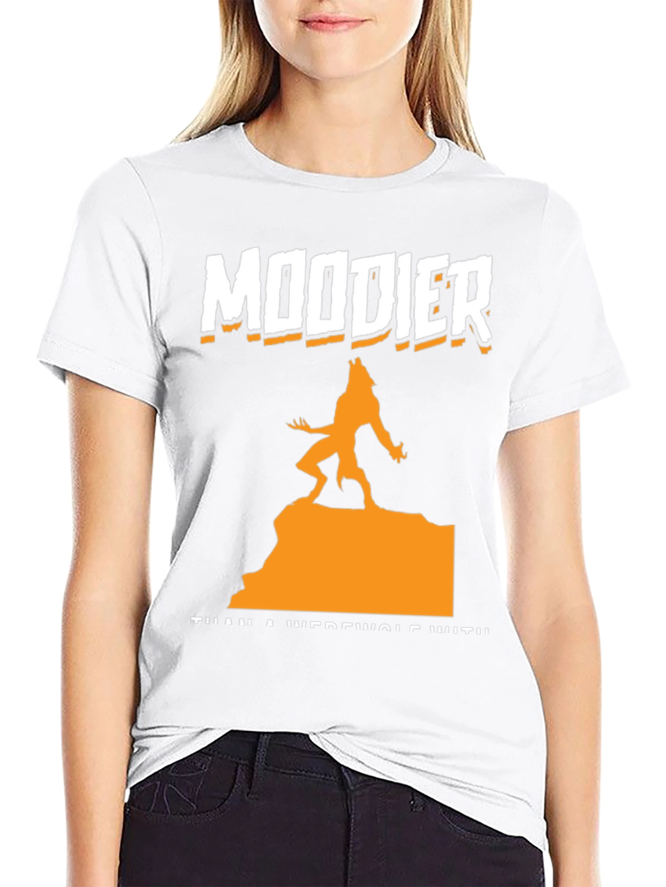 Moodier Than a Werewolf Graphic T-Shirt
