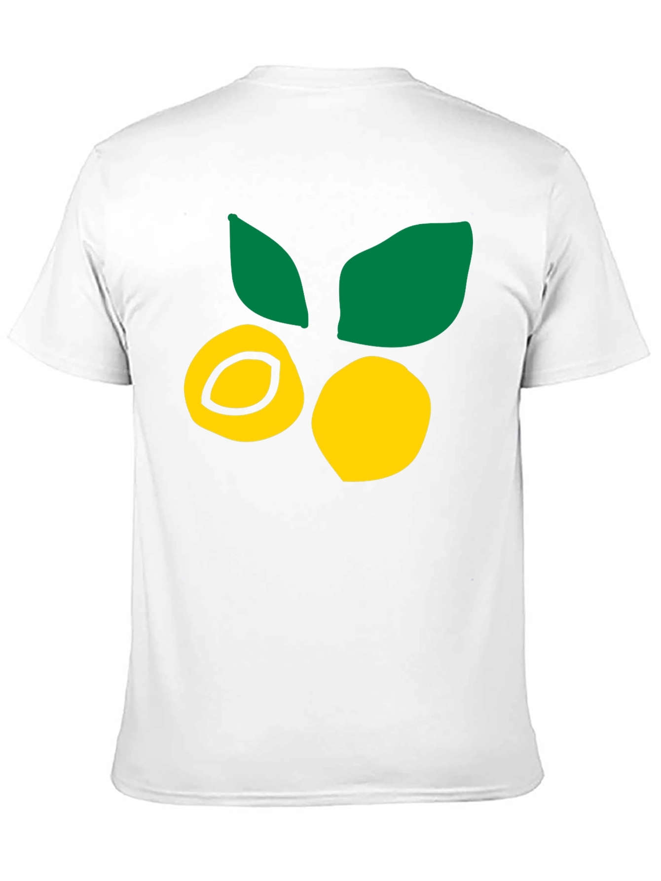 Citrus Fruit Graphic Tee - Black Cotton T-Shirt