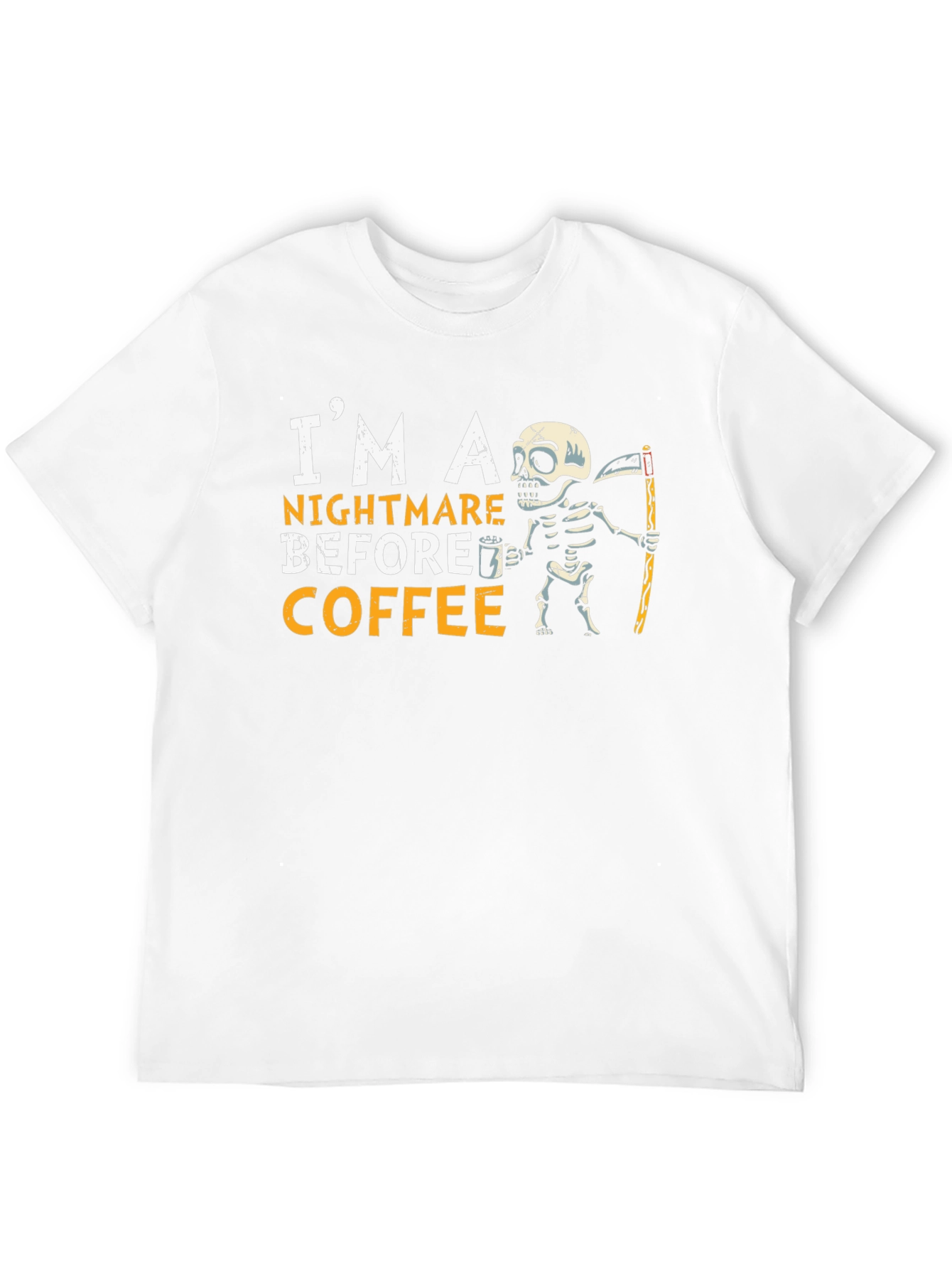 Nightmare Before Coffee Skeleton T-Shirt