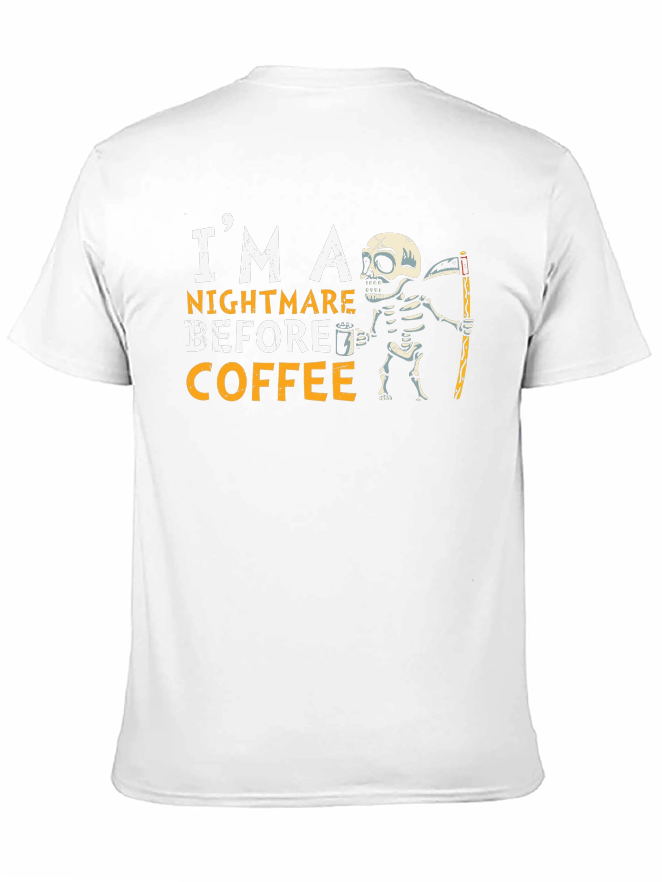 Nightmare Before Coffee Skeleton T-Shirt