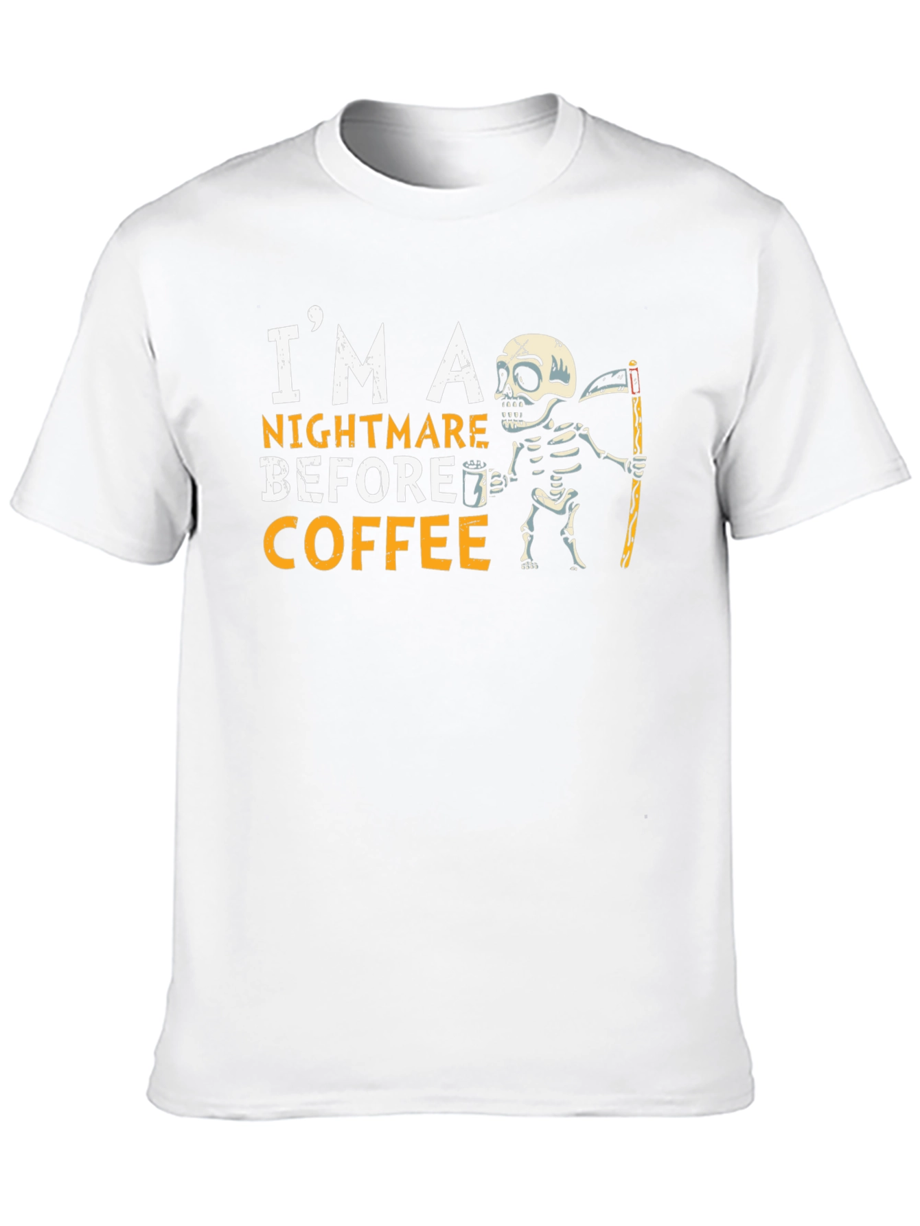 Nightmare Before Coffee Skeleton T-Shirt
