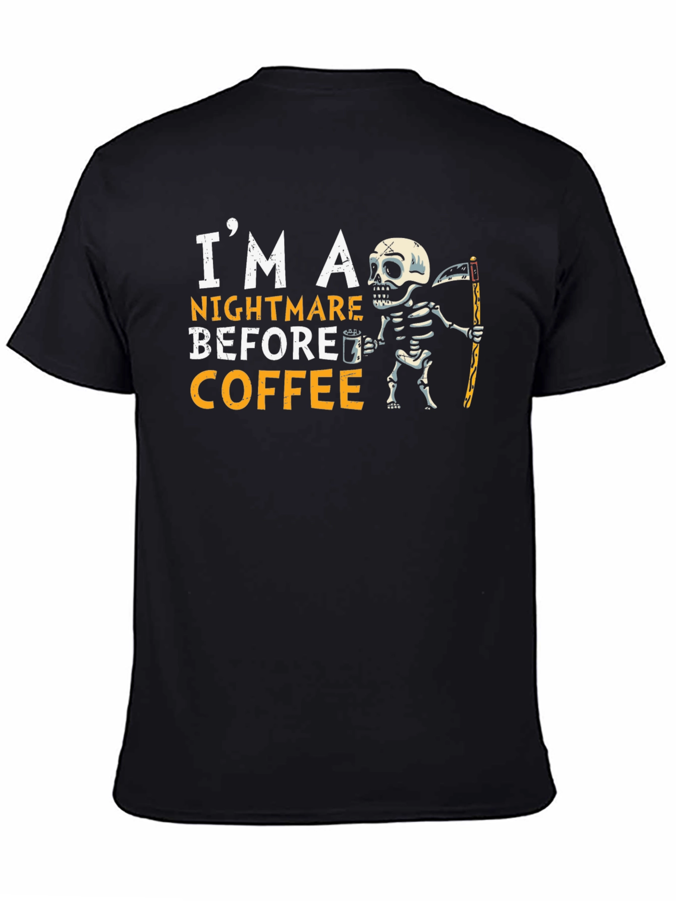 Nightmare Before Coffee Skeleton T-Shirt