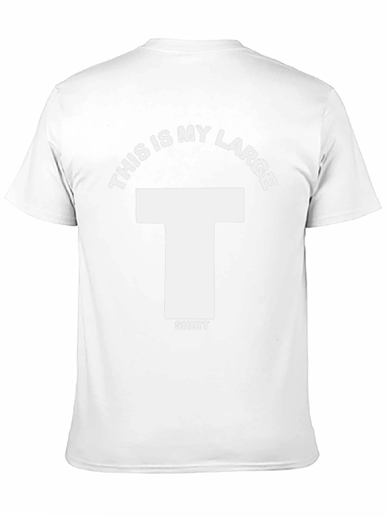 Funny This is My Large T-Shirt Graphic Tee