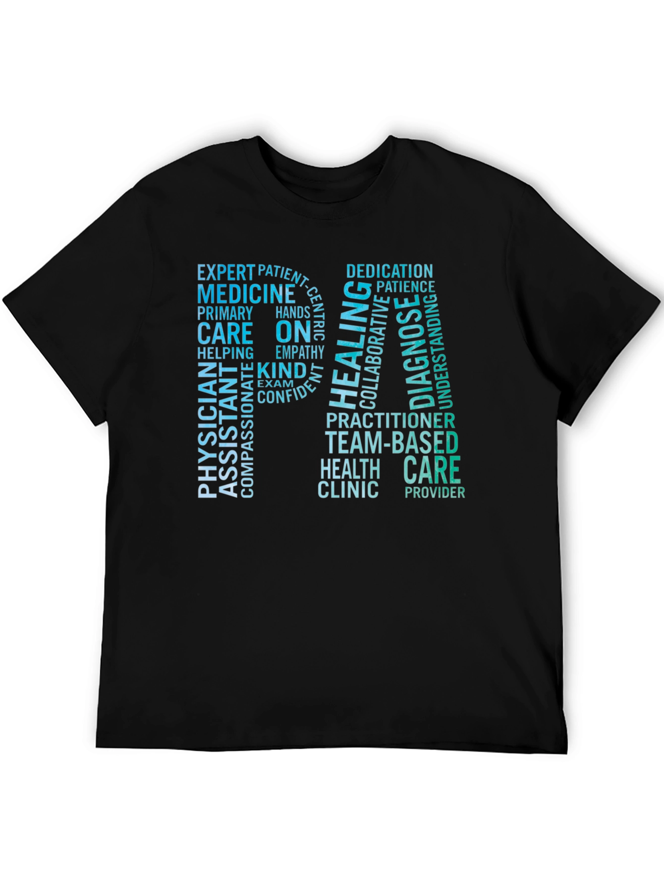 RN Word Cloud T-Shirt - Medical Professional Tee