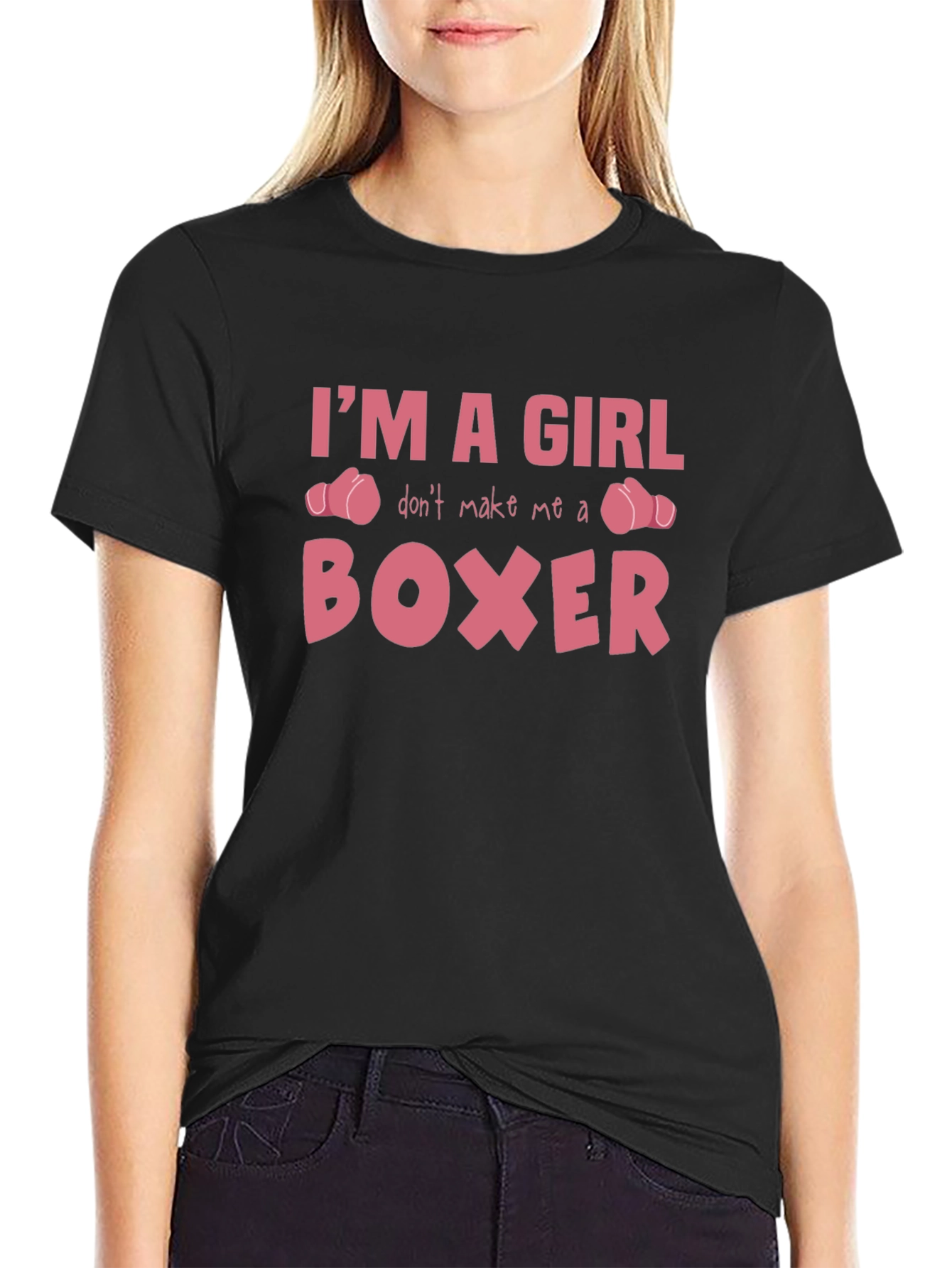 Im A Girl Boxer T-Shirt