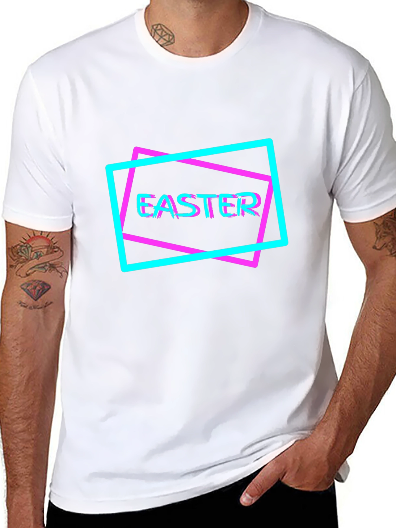 Easter Neon T-Shirt - Stylish Holiday Apparel