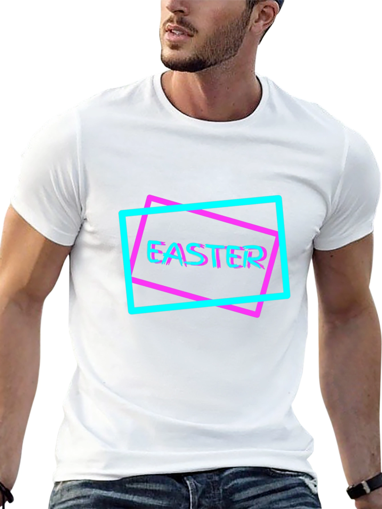 Easter Neon T-Shirt - Stylish Holiday Apparel