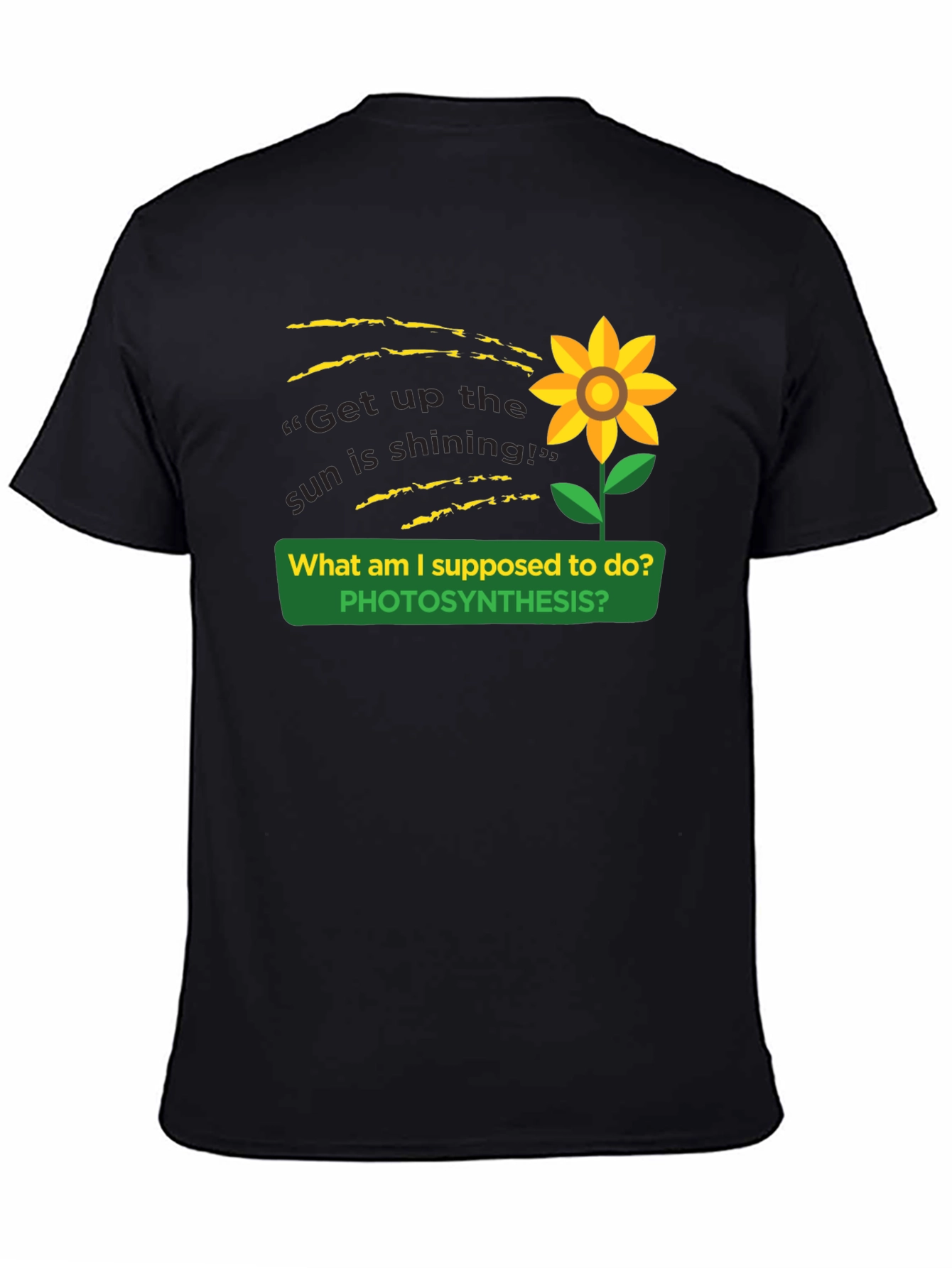 Photosynthesis Sunflower Graphic T-Shirt