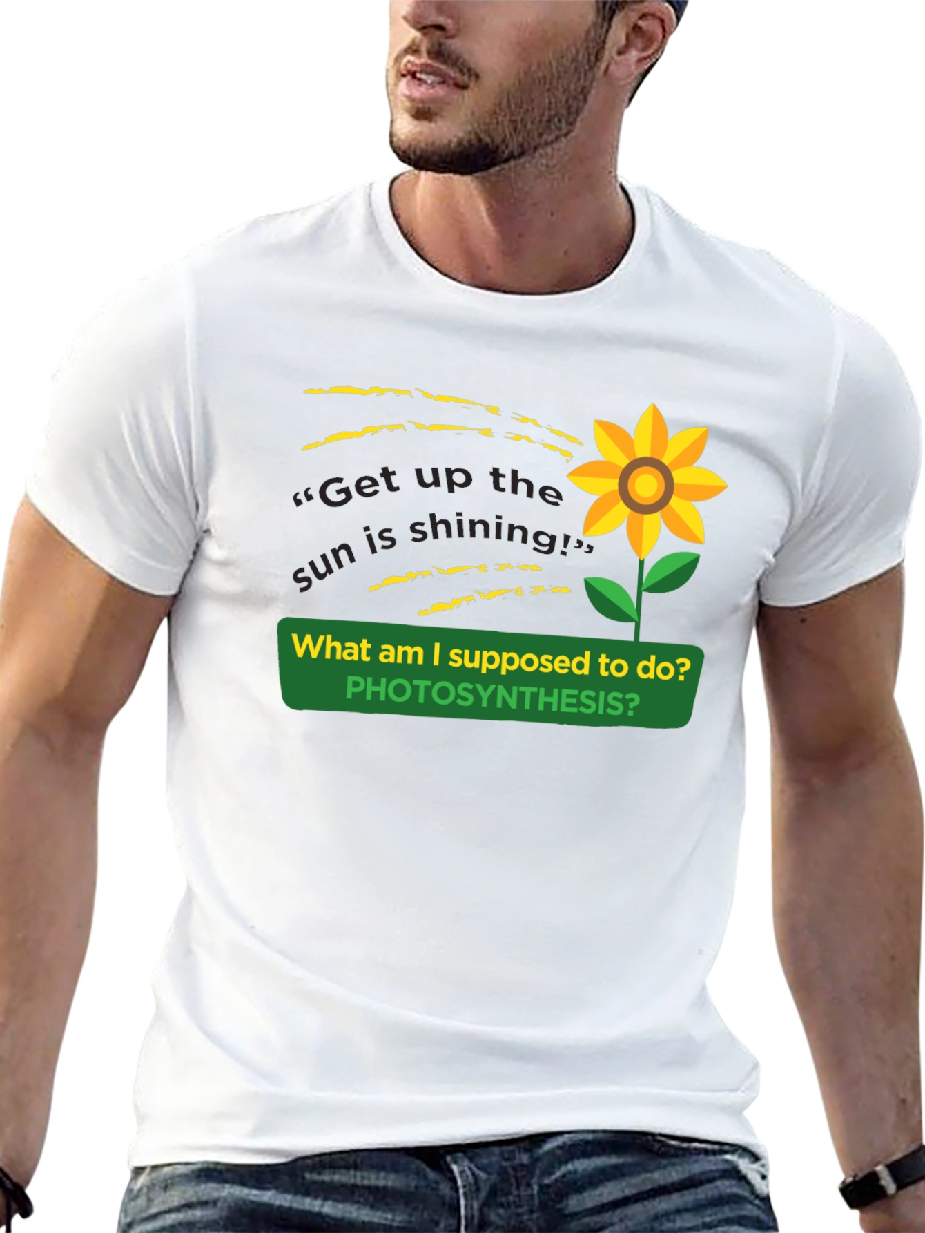 Photosynthesis Sunflower Graphic T-Shirt