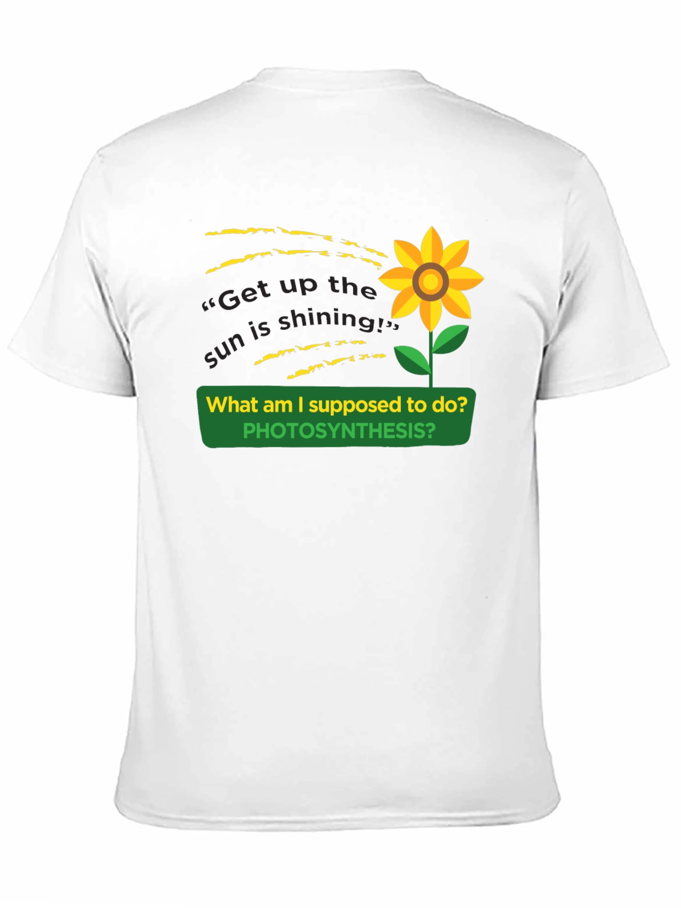 Photosynthesis Sunflower Graphic T-Shirt