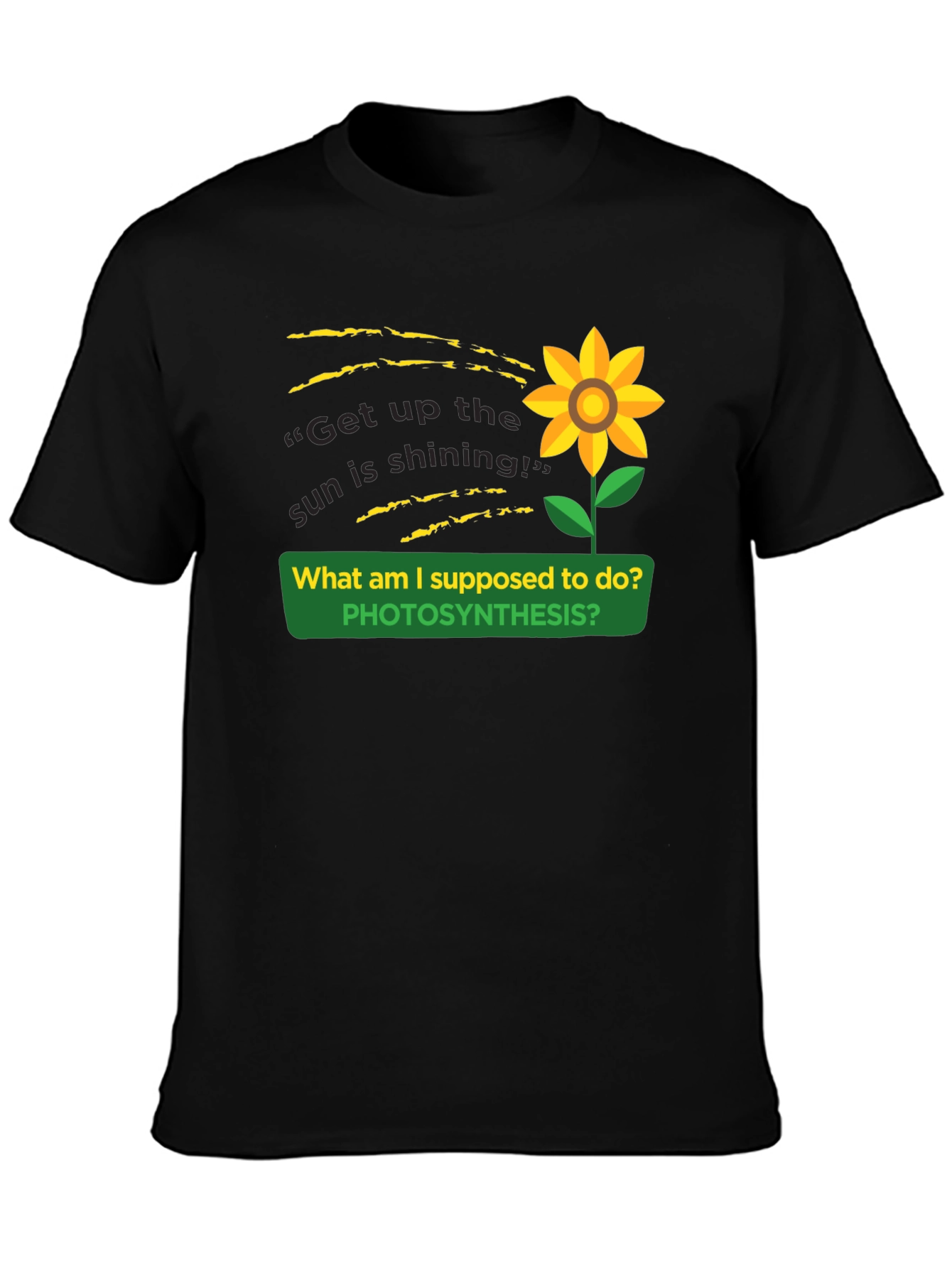 Photosynthesis Sunflower Graphic T-Shirt