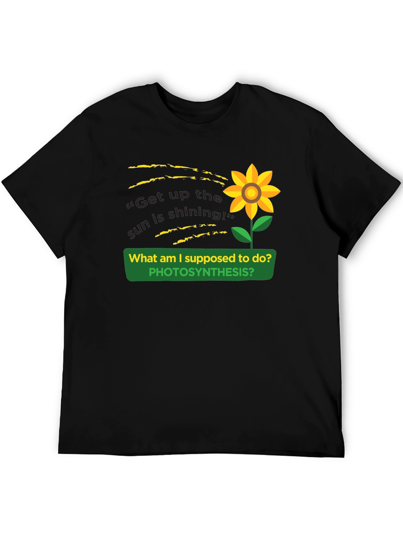 Photosynthesis Sunflower Graphic T-Shirt