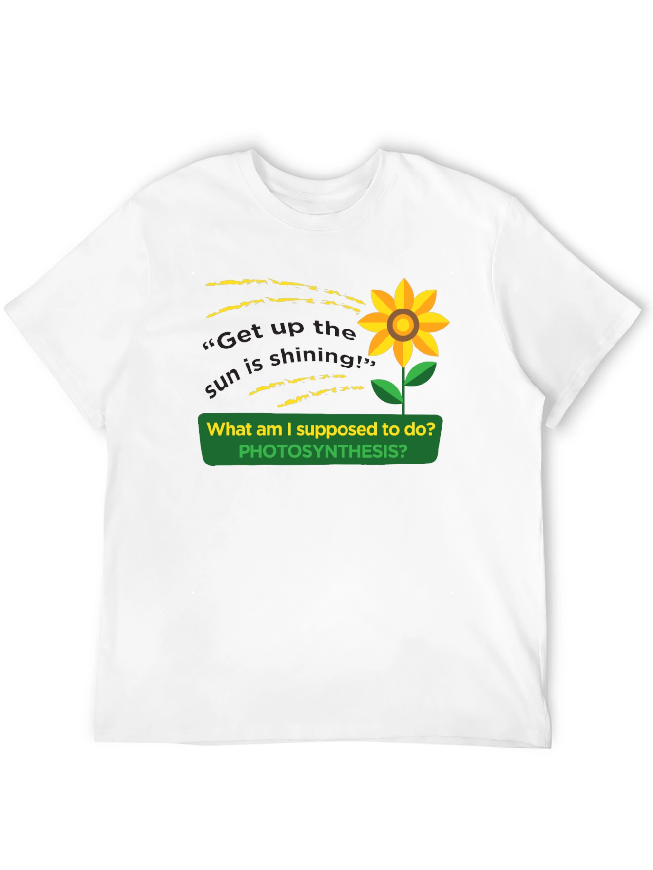 Photosynthesis Sunflower Graphic T-Shirt