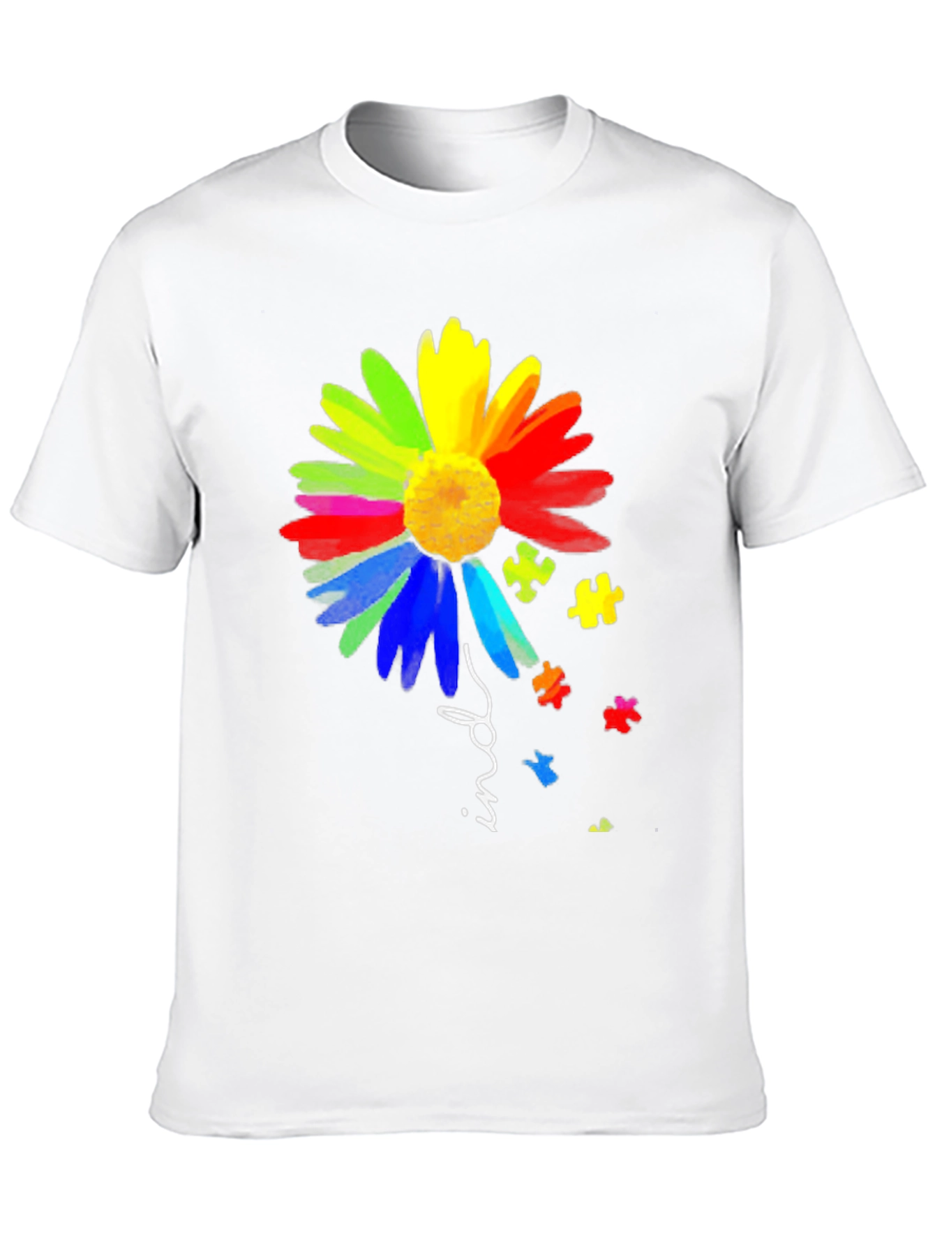Autism Awareness Kind Flower Graphic Tee