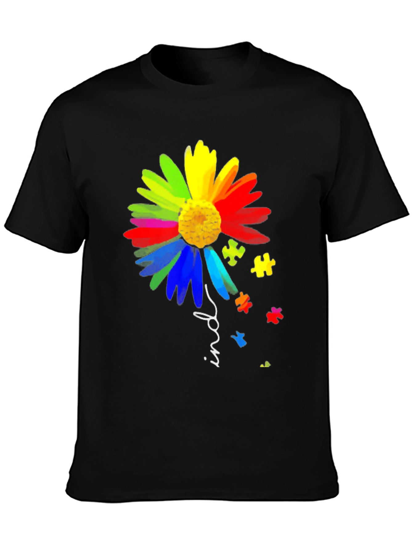 Autism Awareness Kind Flower Graphic Tee