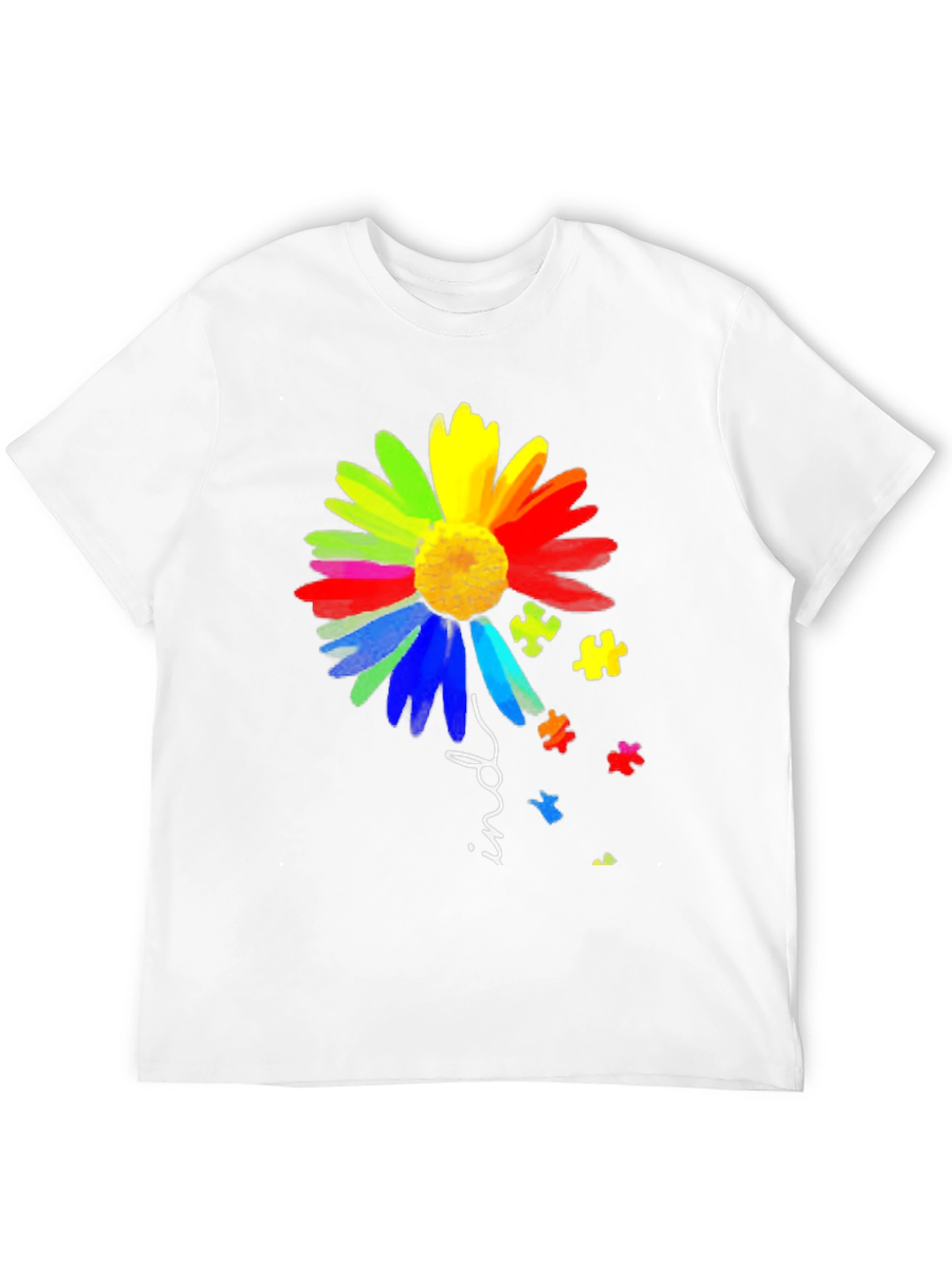 Autism Awareness Kind Flower Graphic Tee