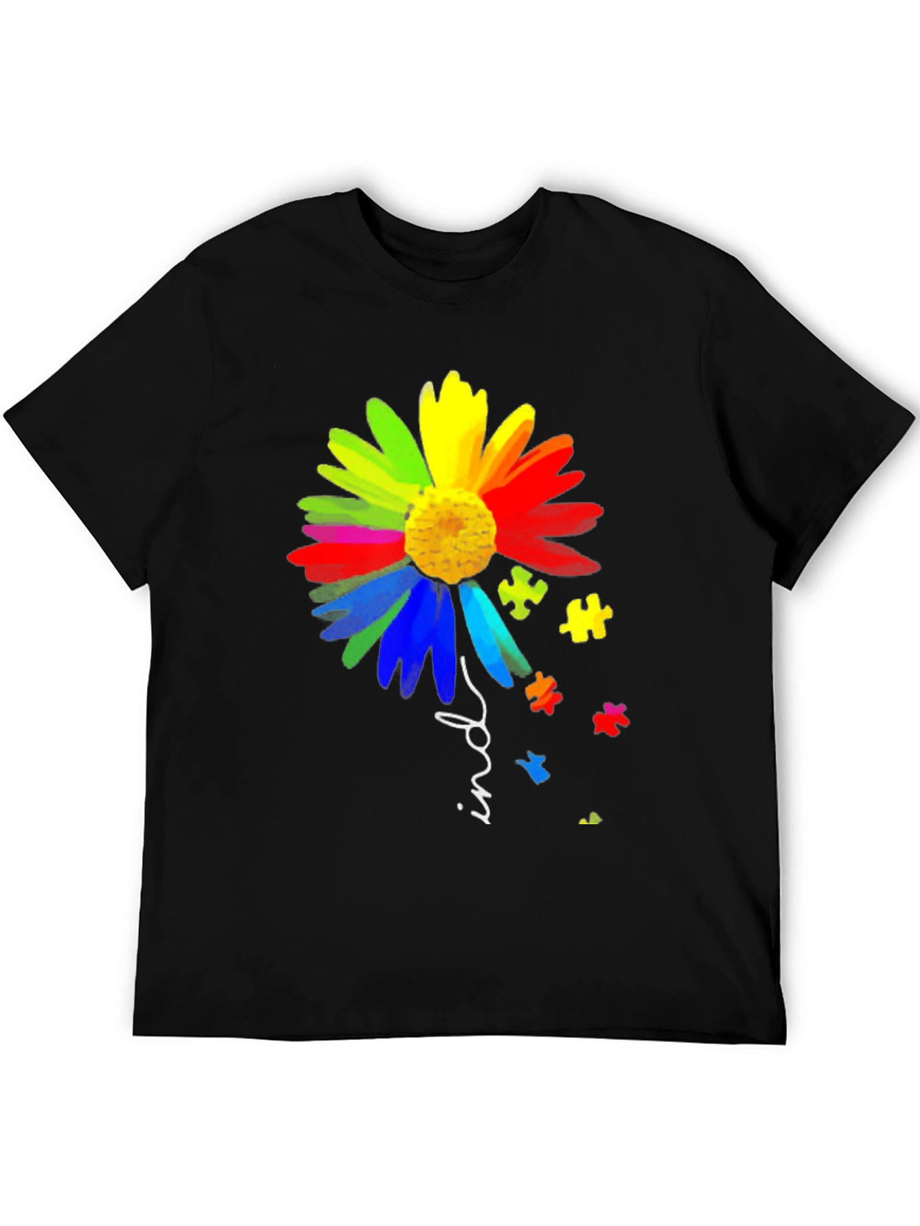 Autism Awareness Kind Flower Graphic Tee