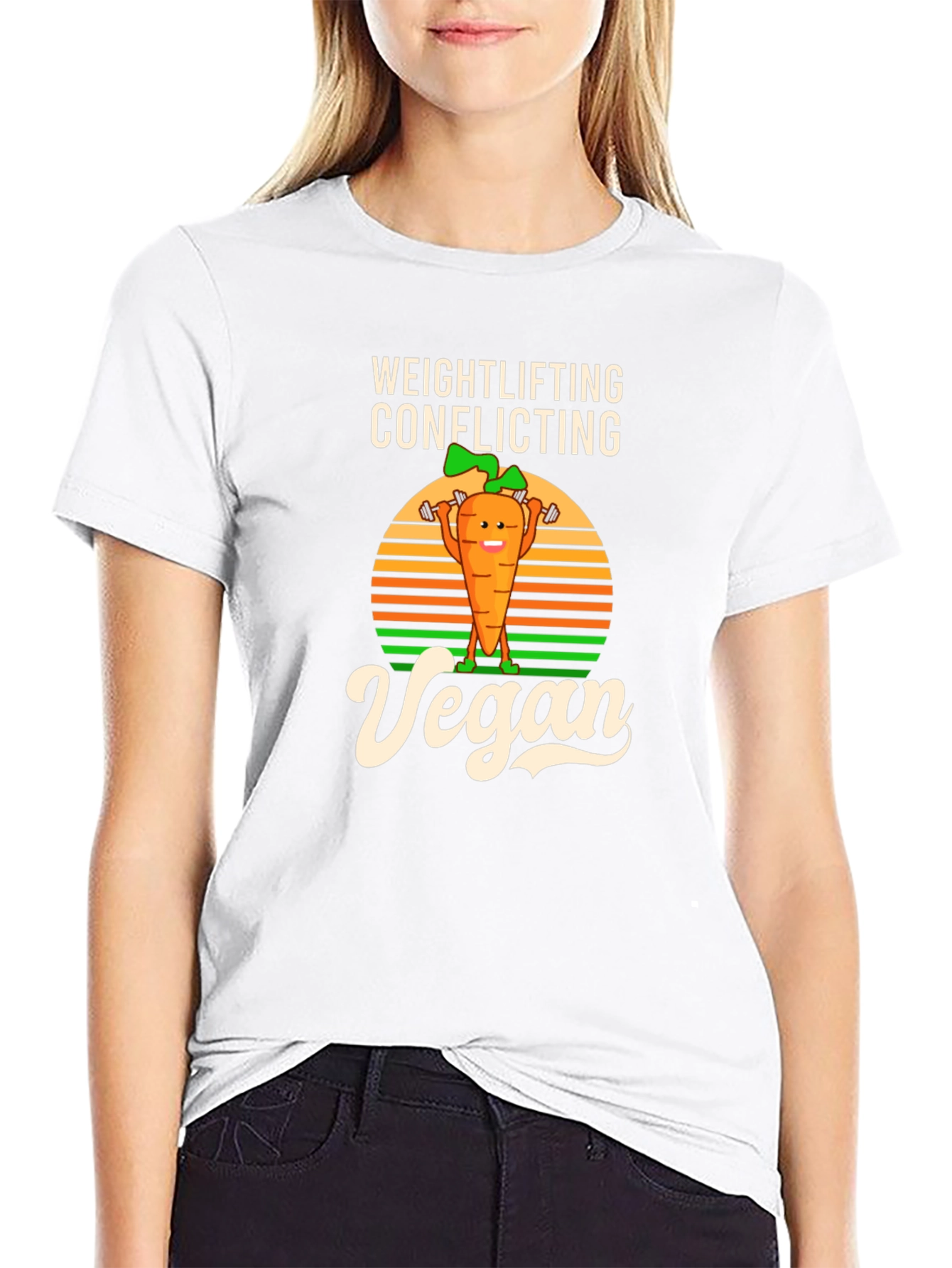 Weightlifting Conflicting Vegan Graphic Tee