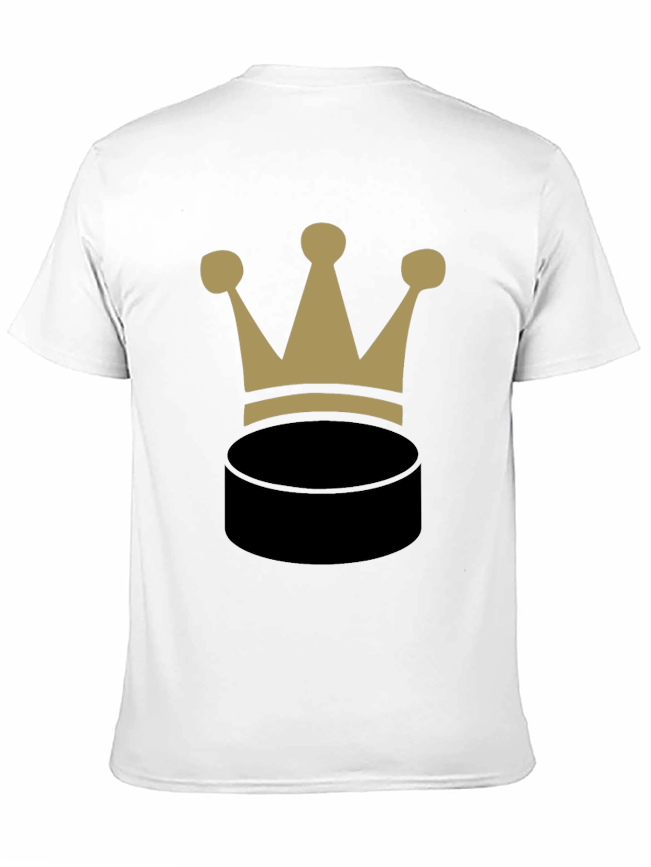 Crown Puck Graphic T-Shirt - Black