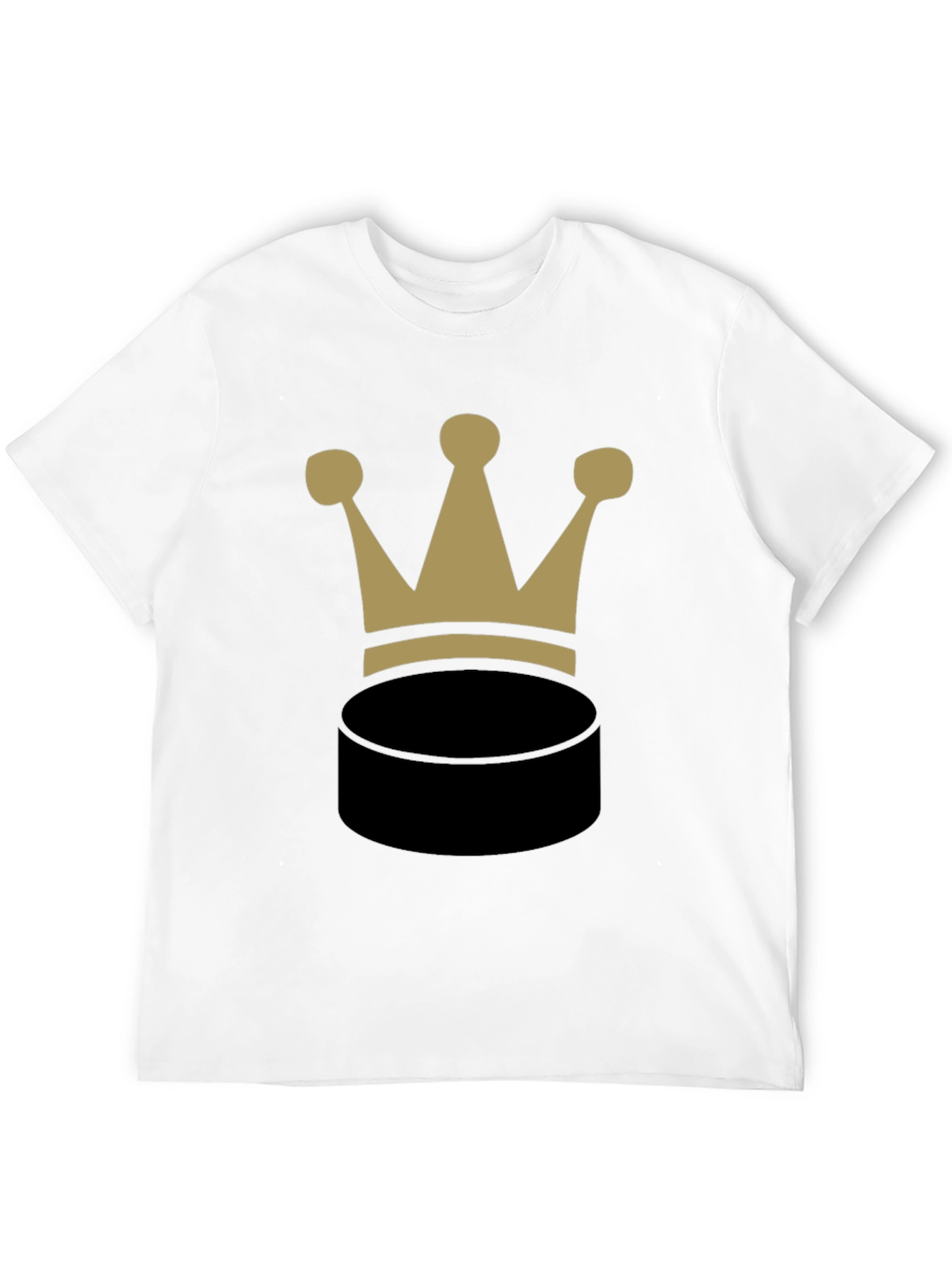 Crown Puck Graphic T-Shirt - Black