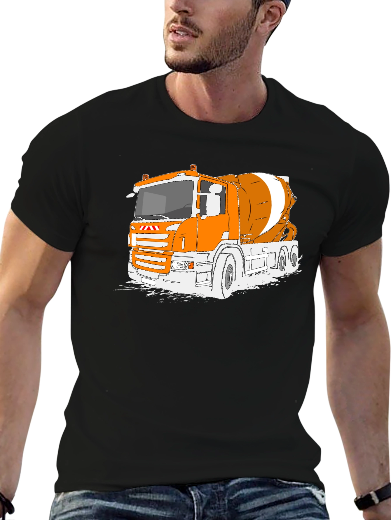 Cement Truck Graphic T-Shirt