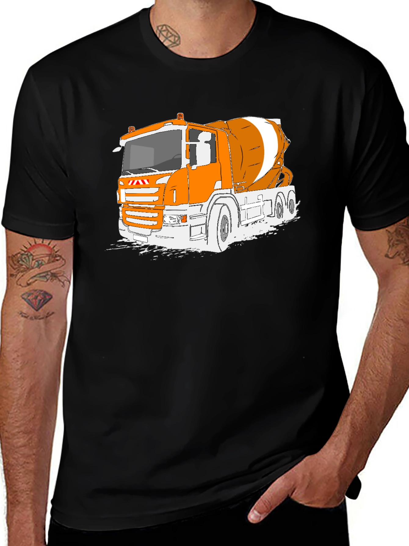 Cement Truck Graphic T-Shirt