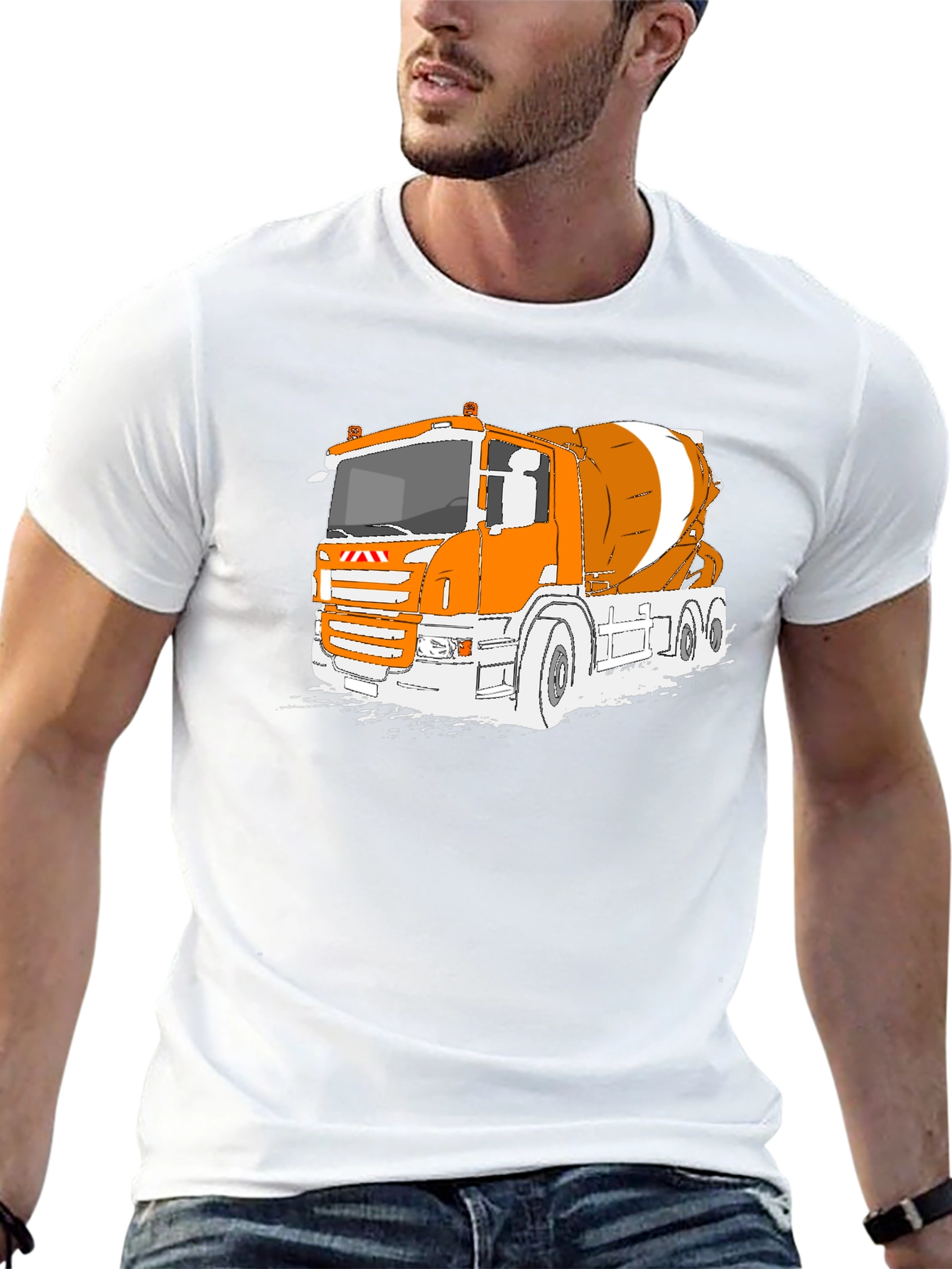 Cement Truck Graphic T-Shirt