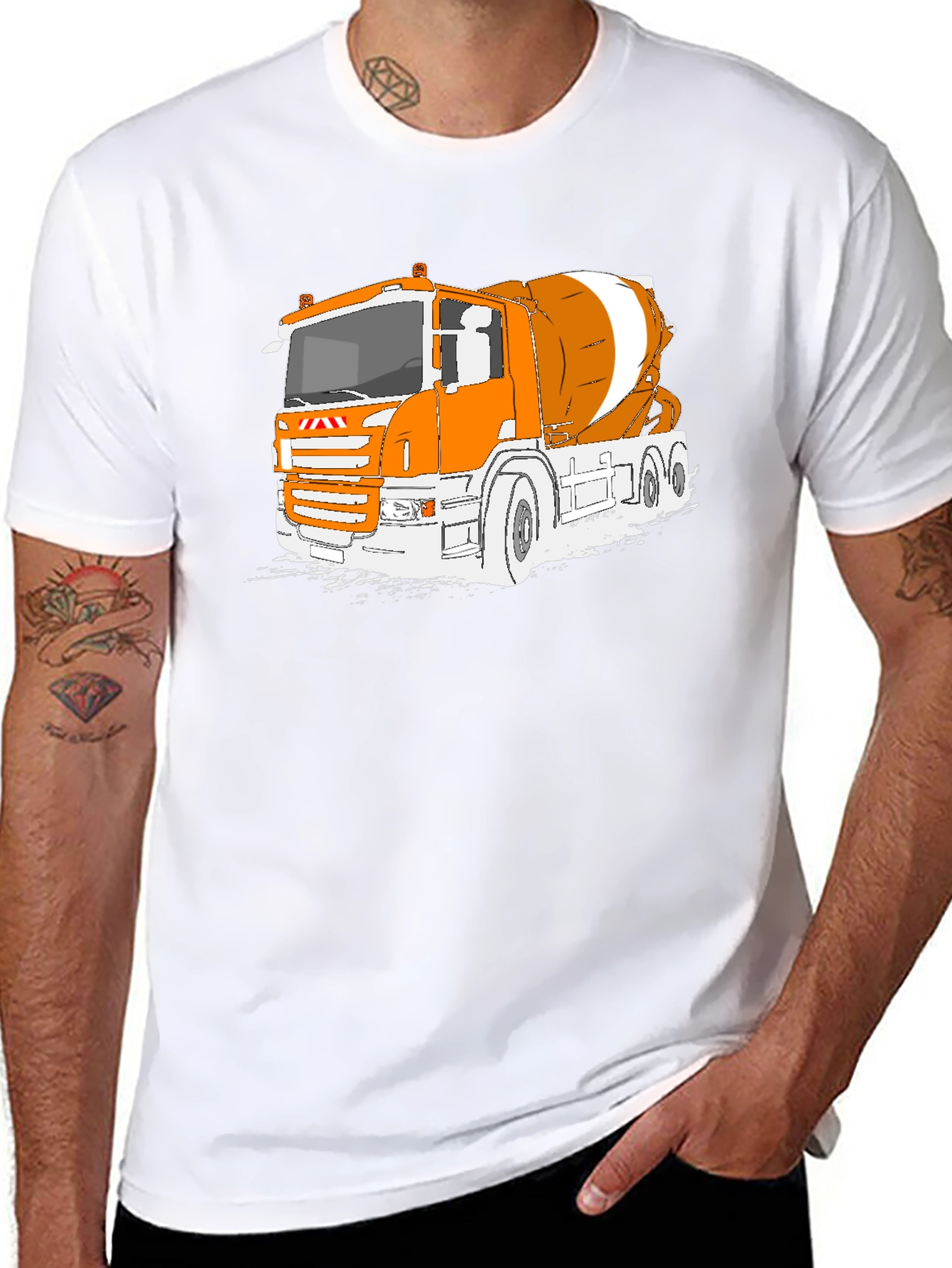Cement Truck Graphic T-Shirt