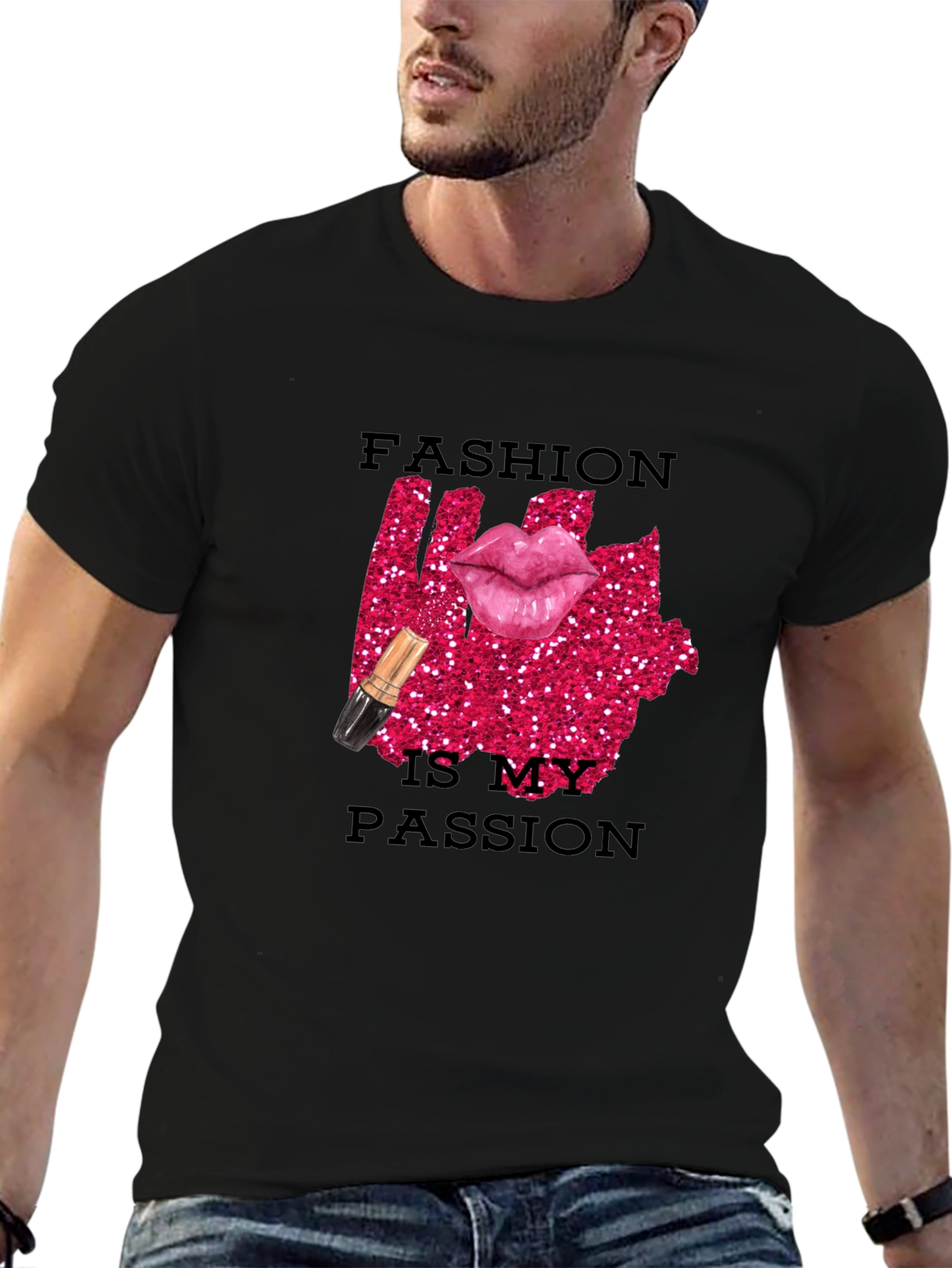 Fashion is My Passion Graphic Tee - Trendy Design