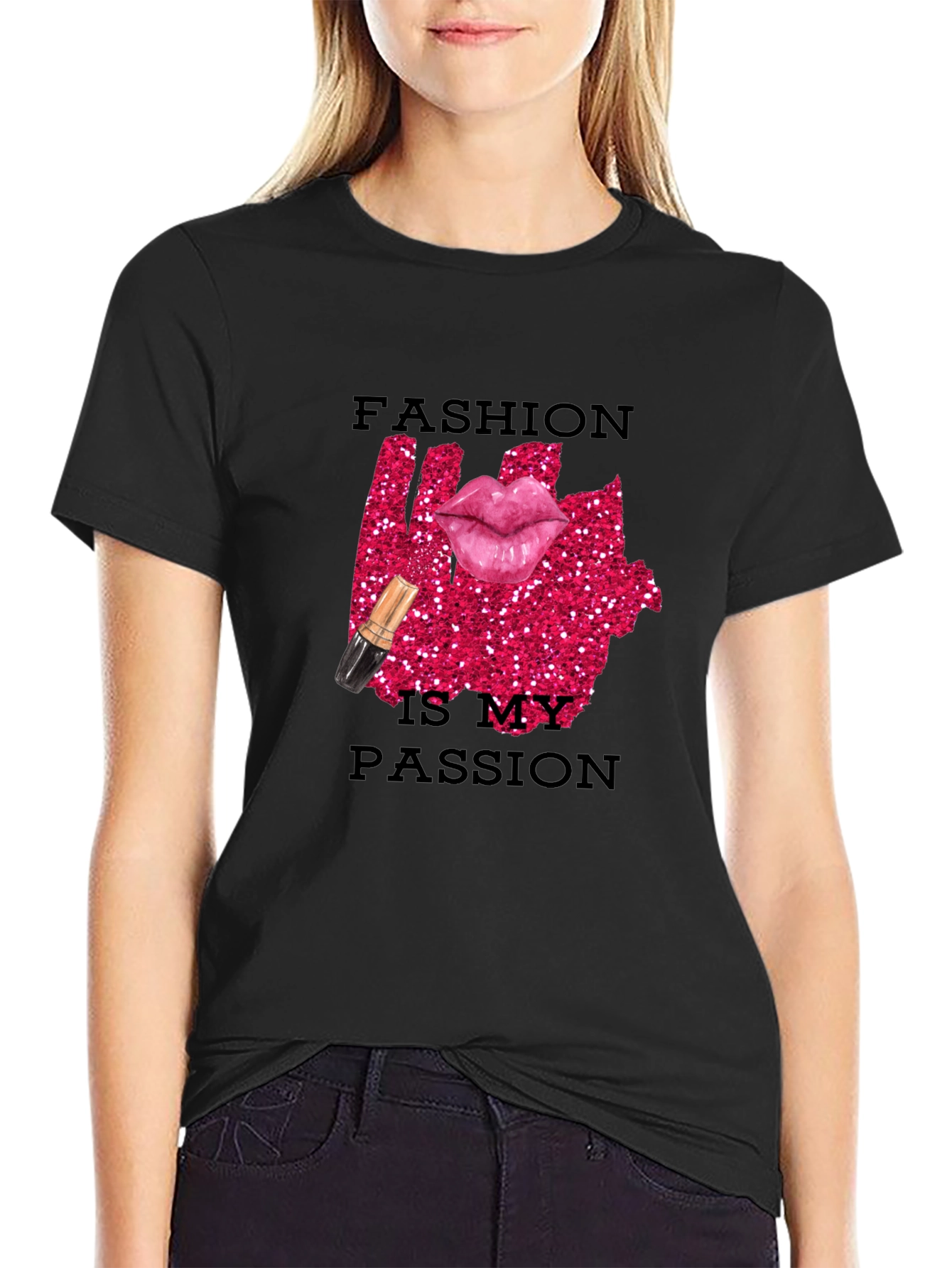 Fashion is My Passion Graphic Tee - Trendy Design
