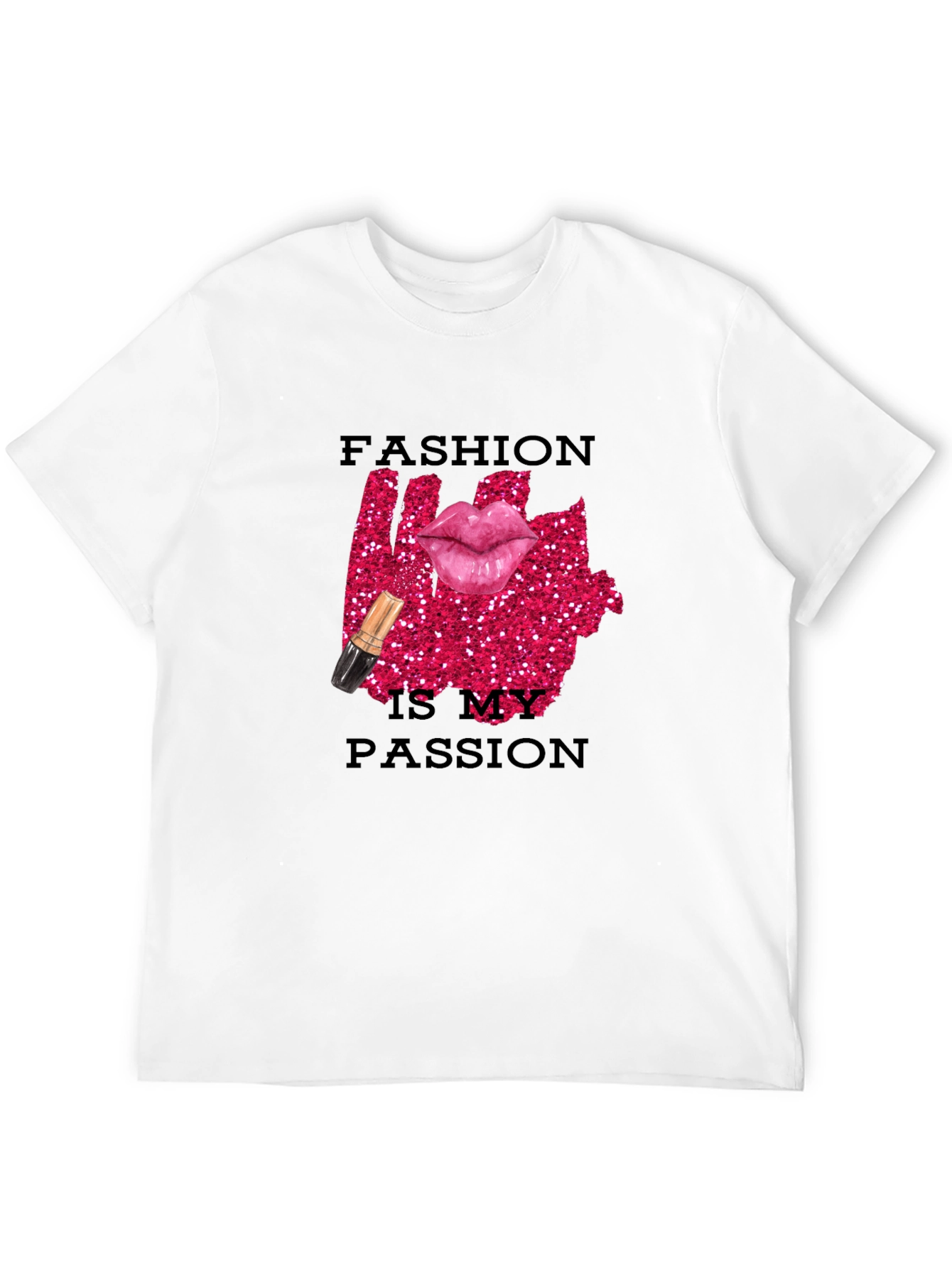Fashion is My Passion Graphic Tee - Trendy Design
