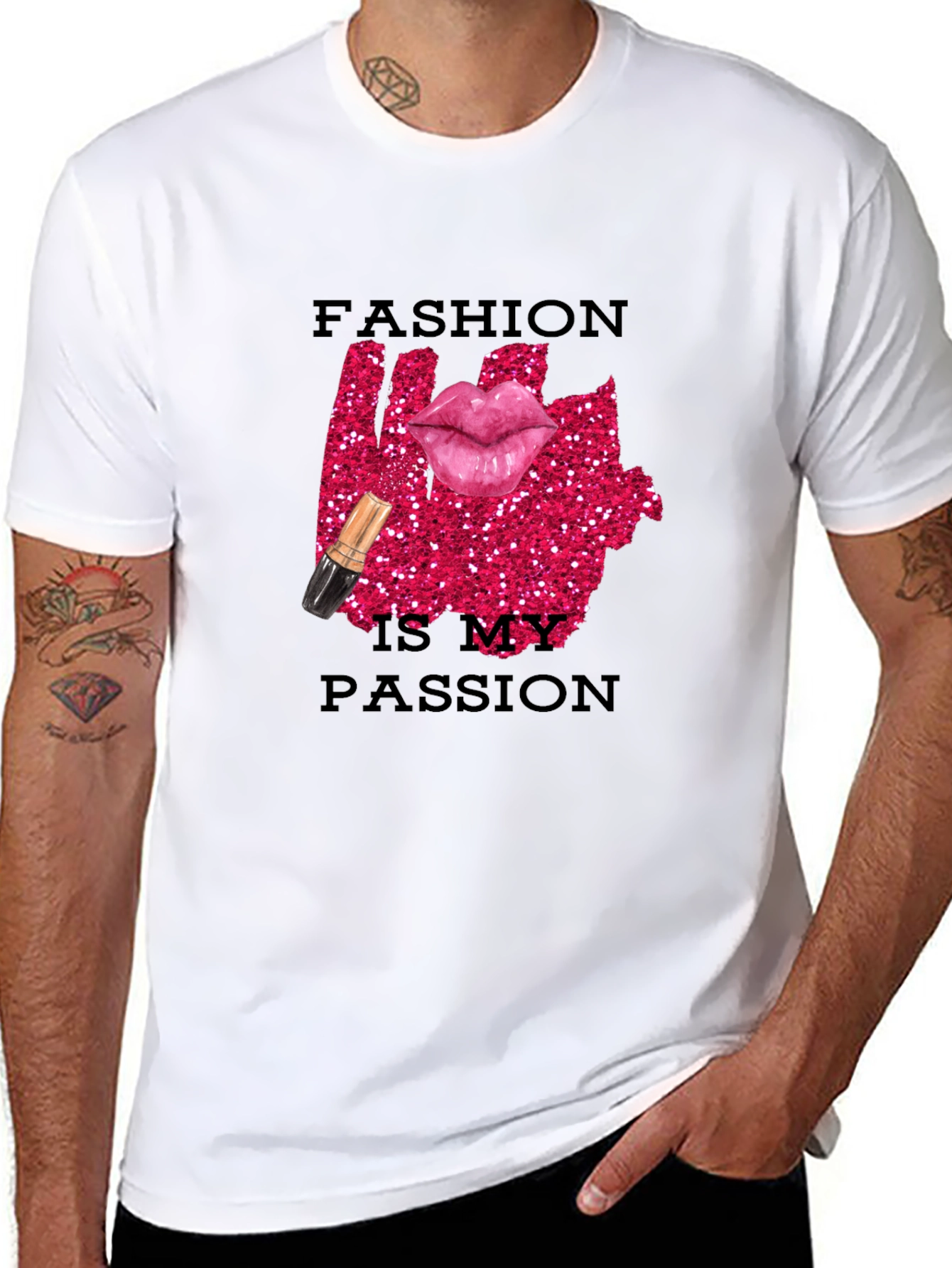 Fashion is My Passion Graphic Tee - Trendy Design