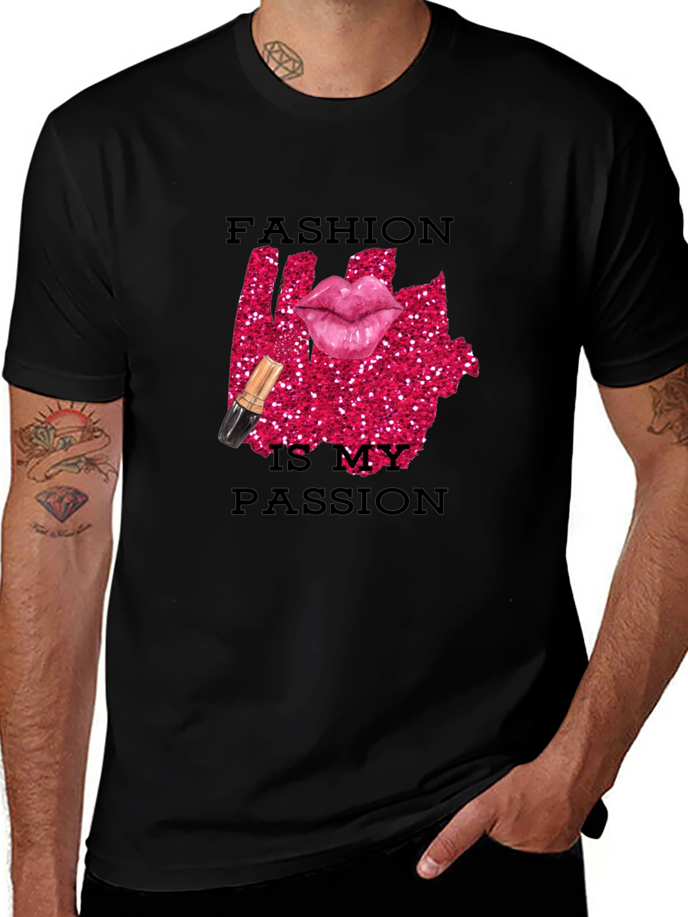 Fashion is My Passion Graphic Tee - Trendy Design