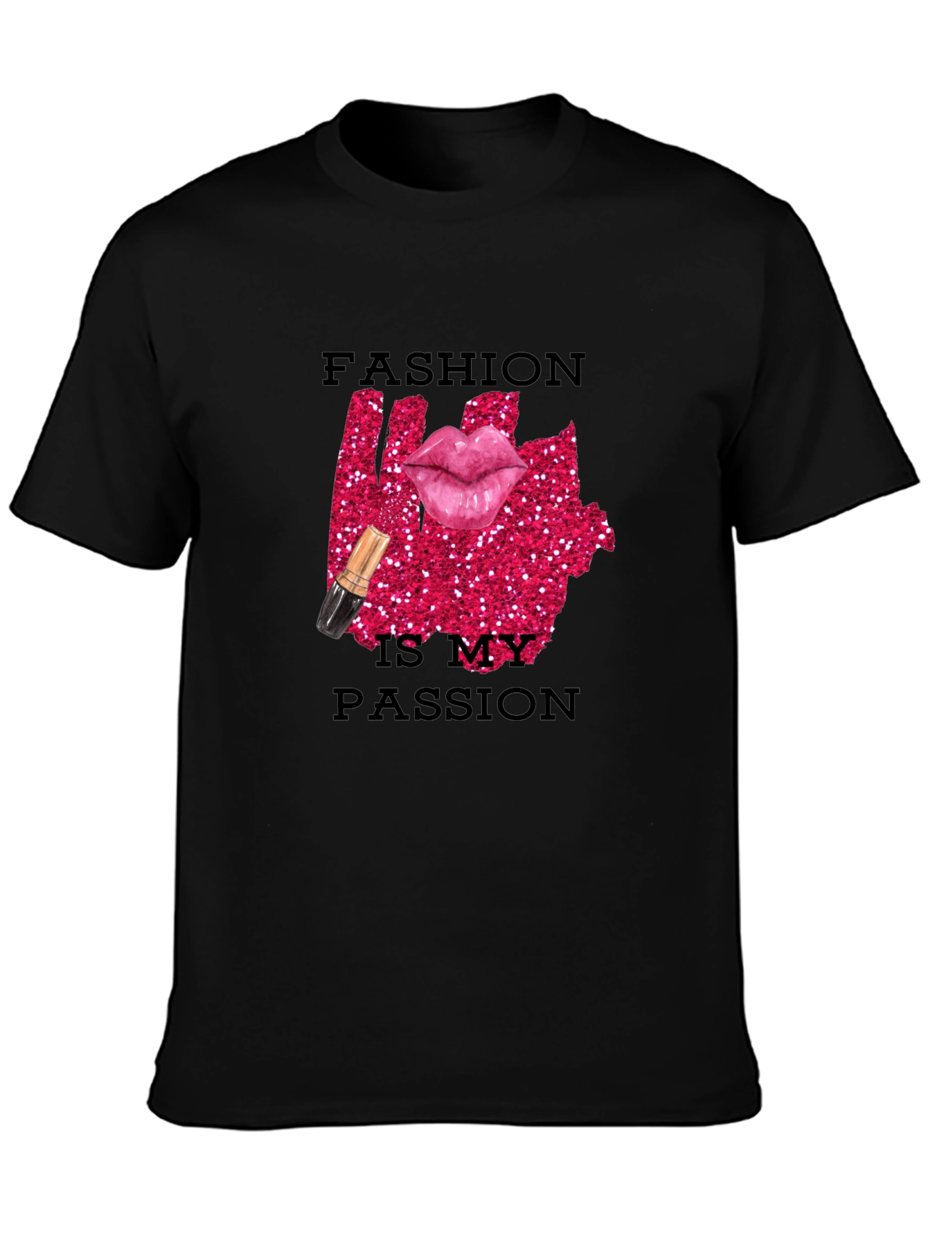 Fashion is My Passion Graphic Tee - Trendy Design
