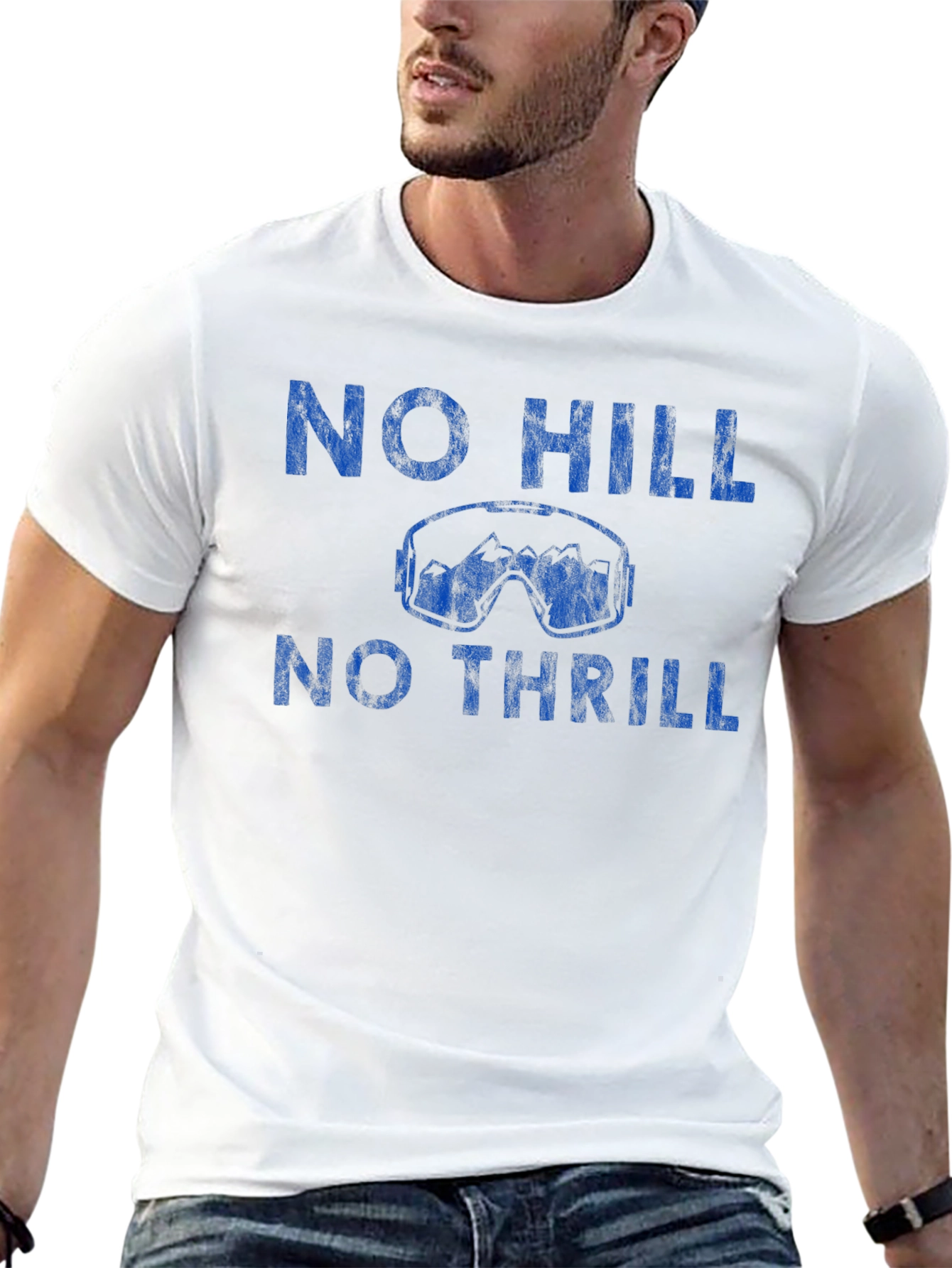 No Hill No Thrill Graphic Tee