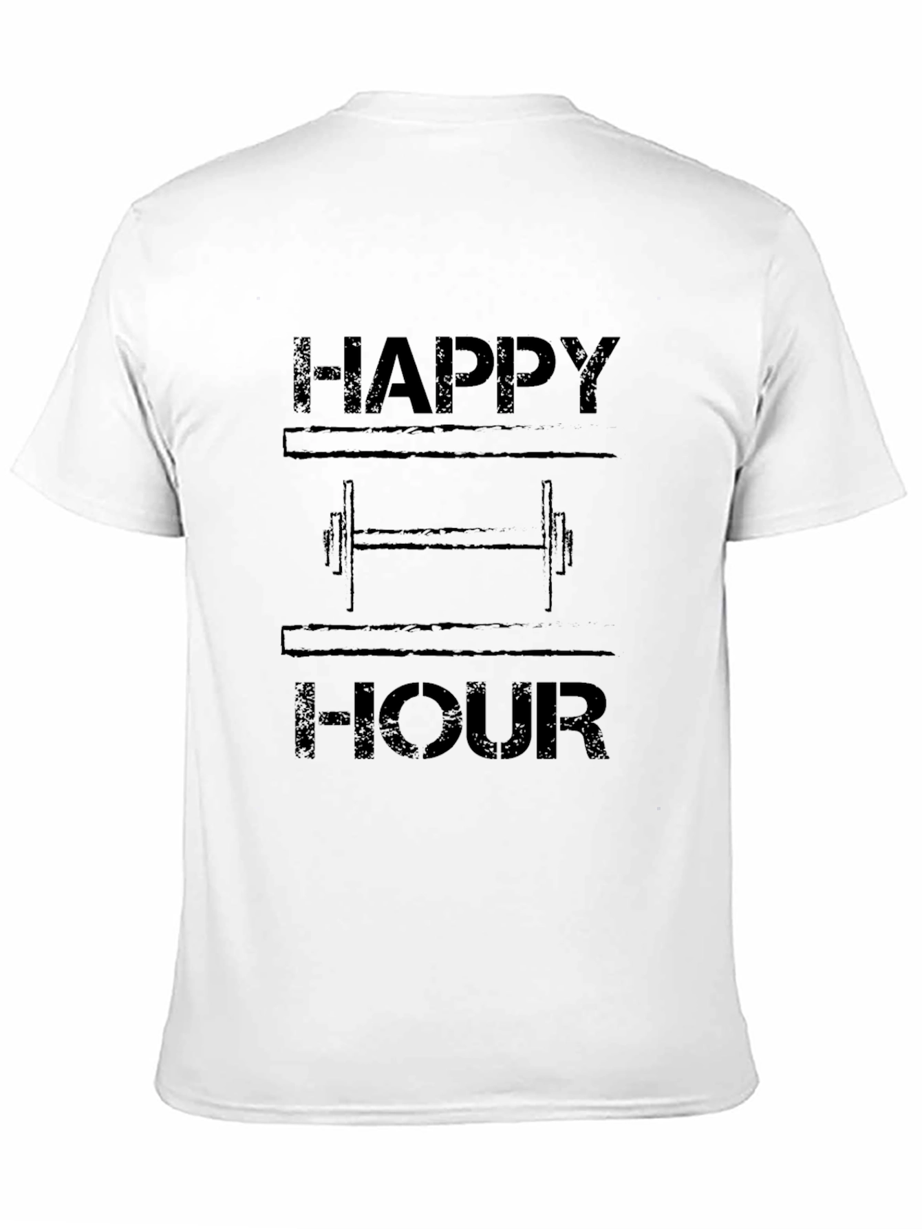Happy Hour Workout T-Shirt - Gym Humor