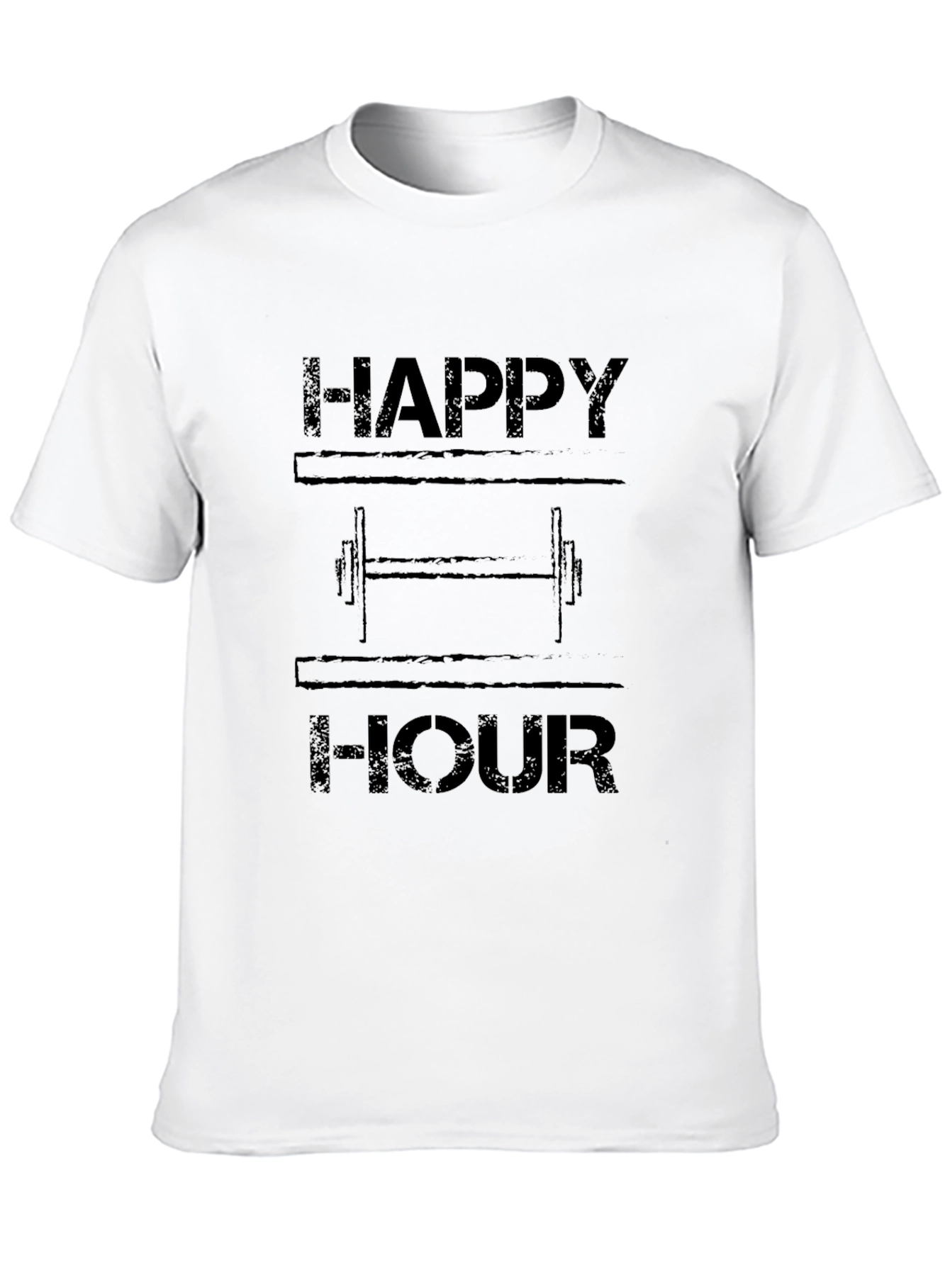 Happy Hour Workout T-Shirt - Gym Humor
