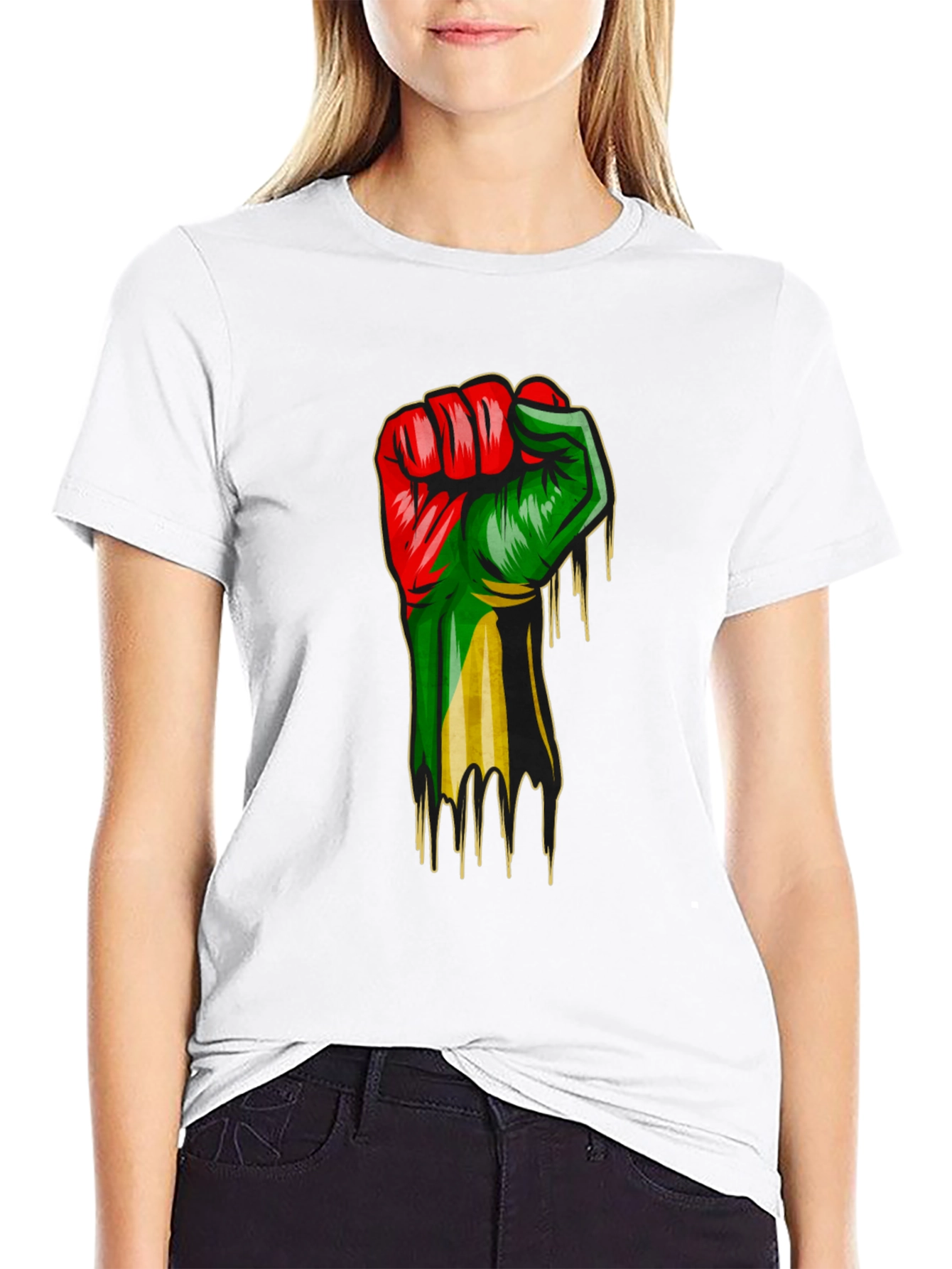 Pan-African Fist Graphic Tee