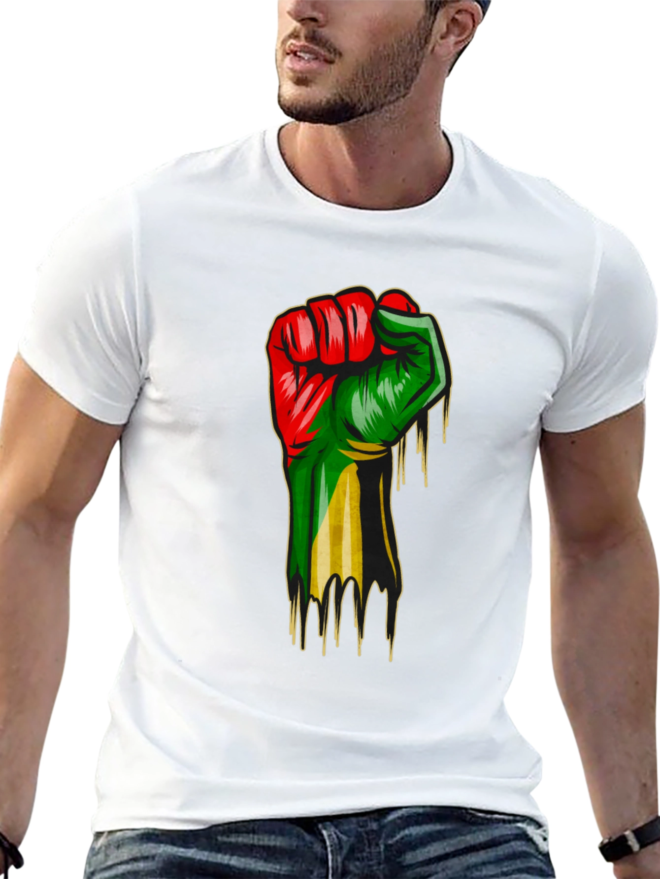 Pan-African Fist Graphic Tee