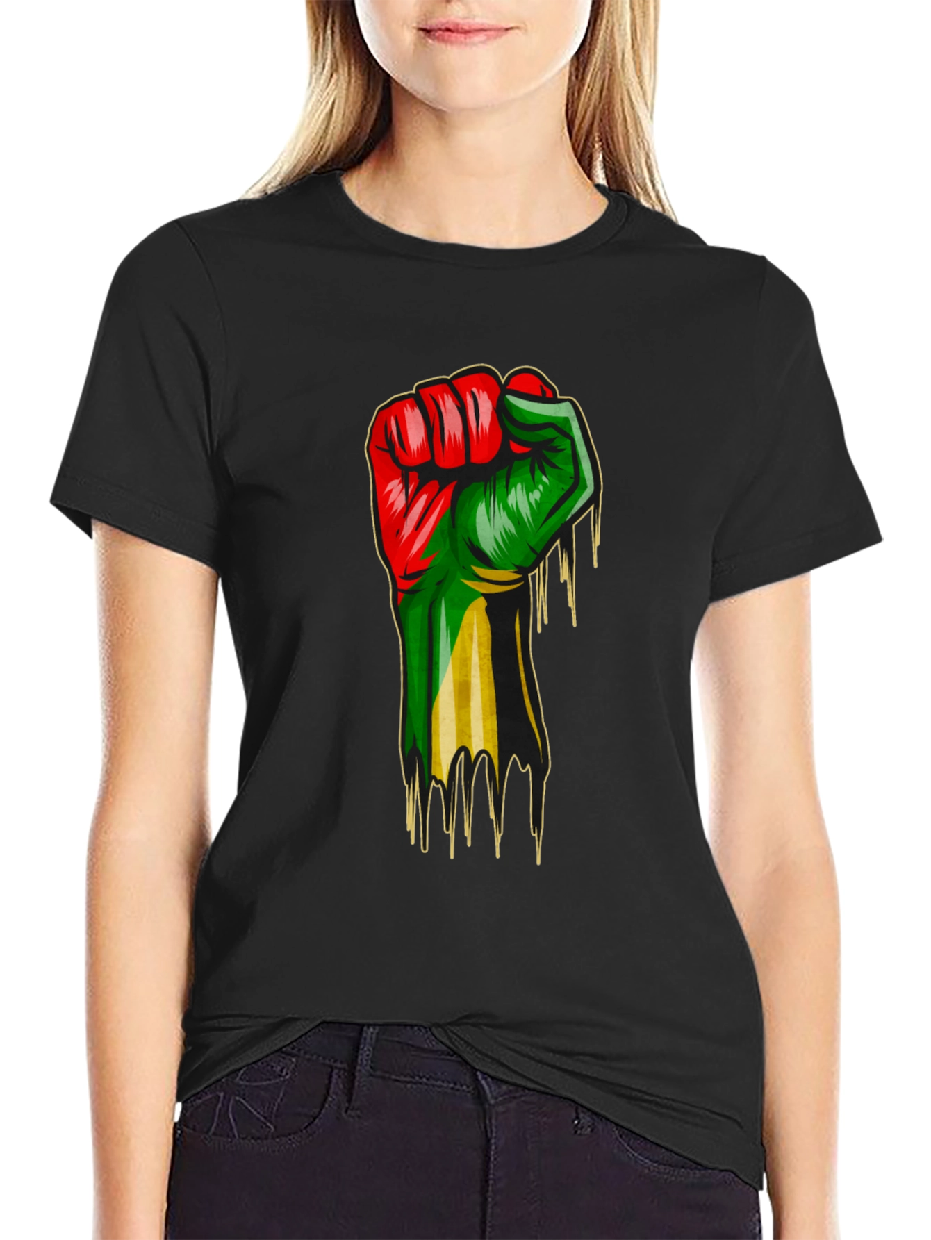 Pan-African Fist Graphic Tee
