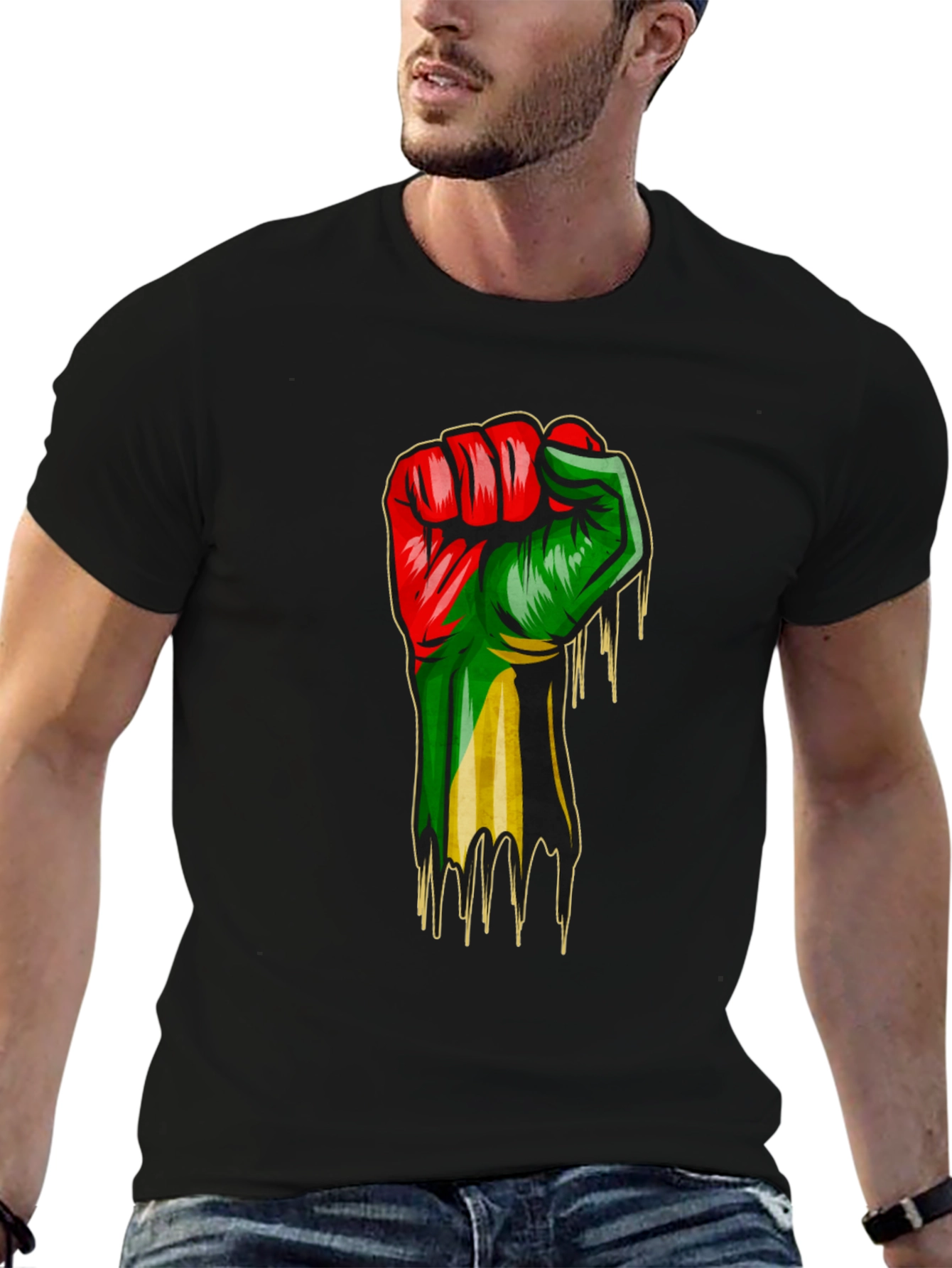 Pan-African Fist Graphic Tee
