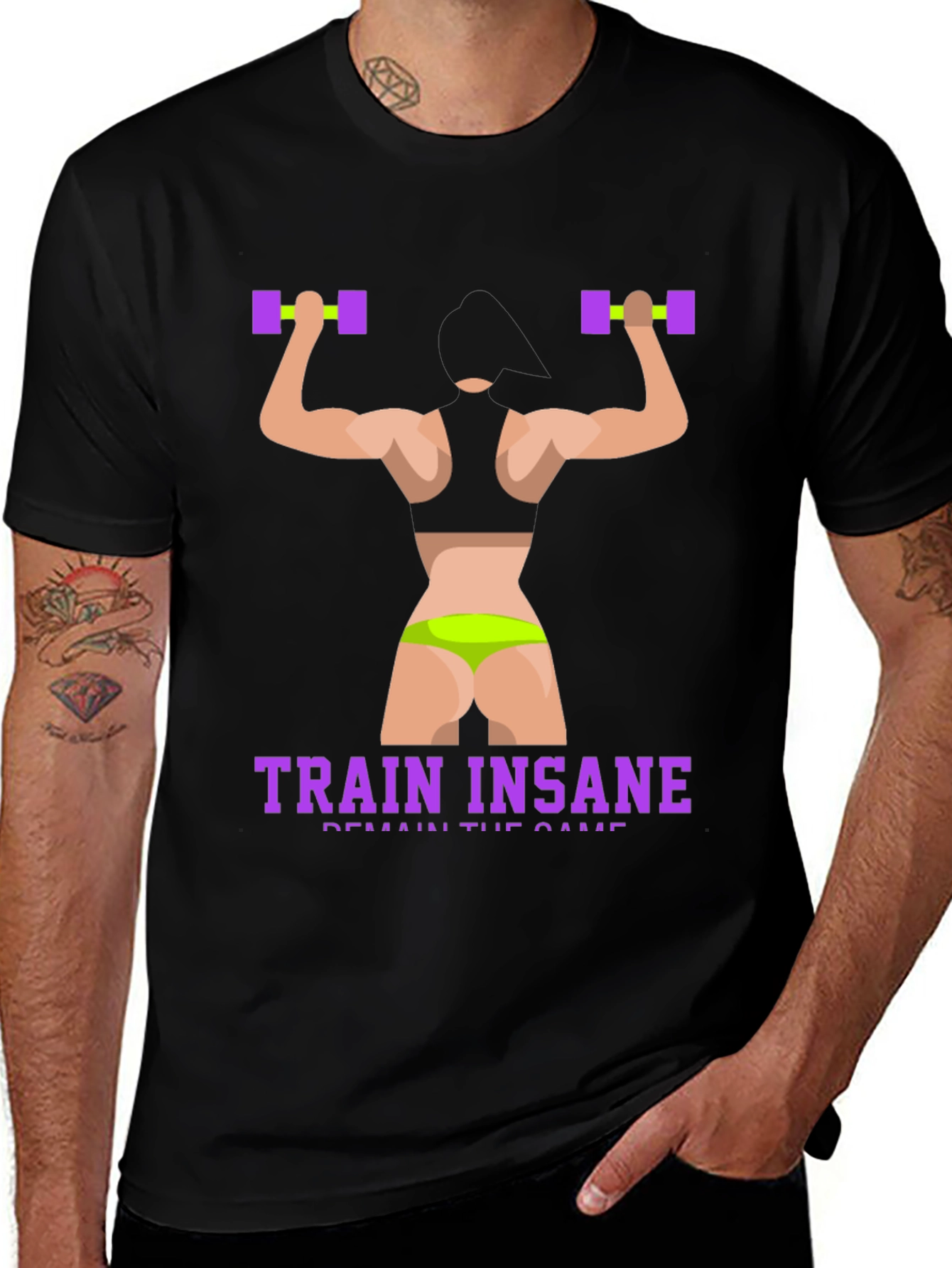 Train Insane Fitness T-Shirt
