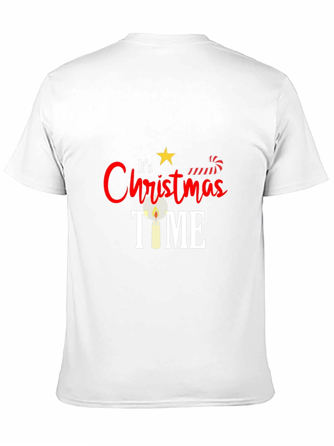 Festive Christmas Time Graphic Tee - Holiday Cheer