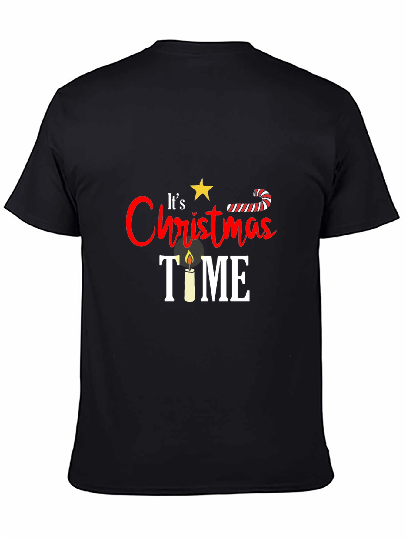 Festive Christmas Time Graphic Tee - Holiday Cheer