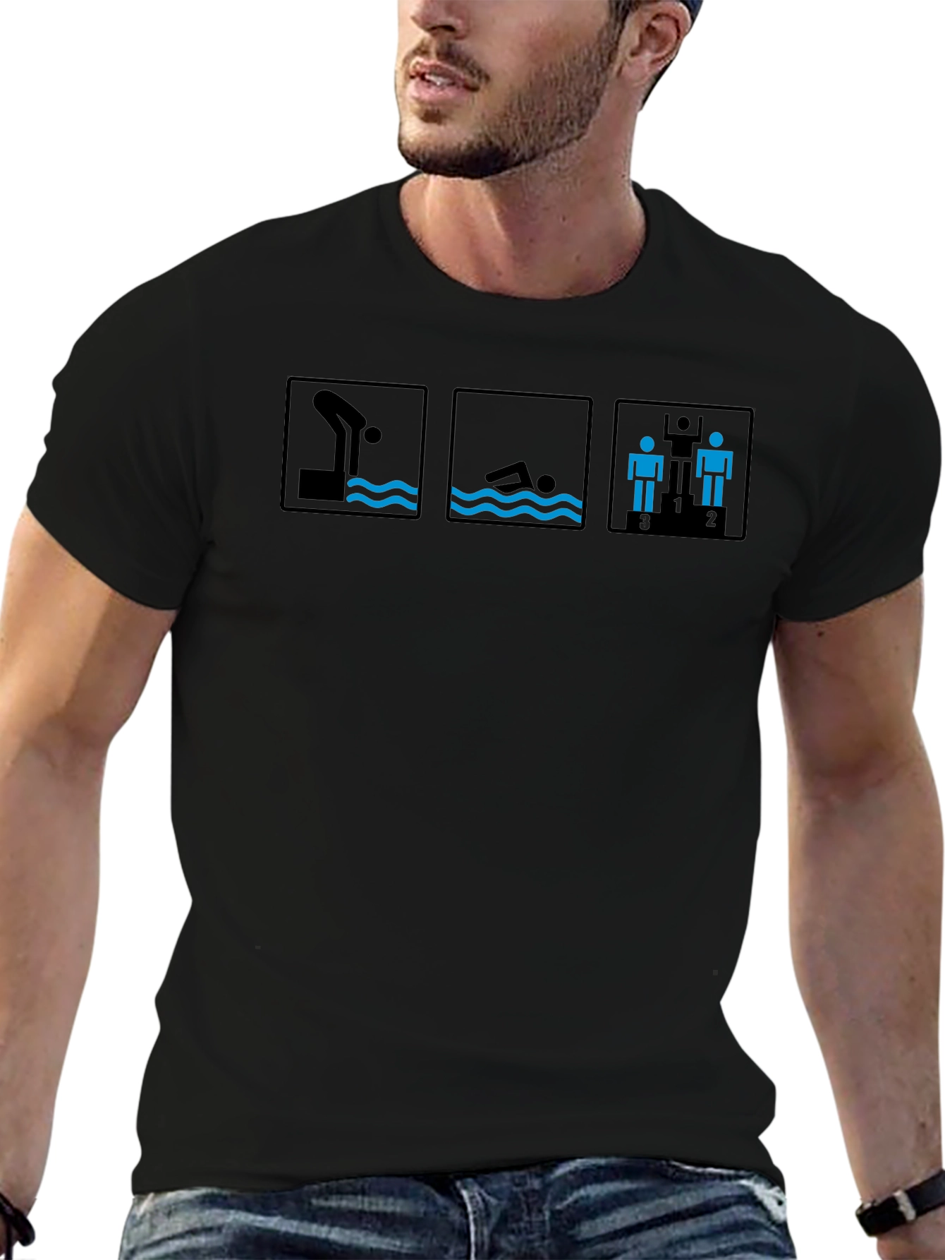 Triathlon Swim Bike Run T-Shirt