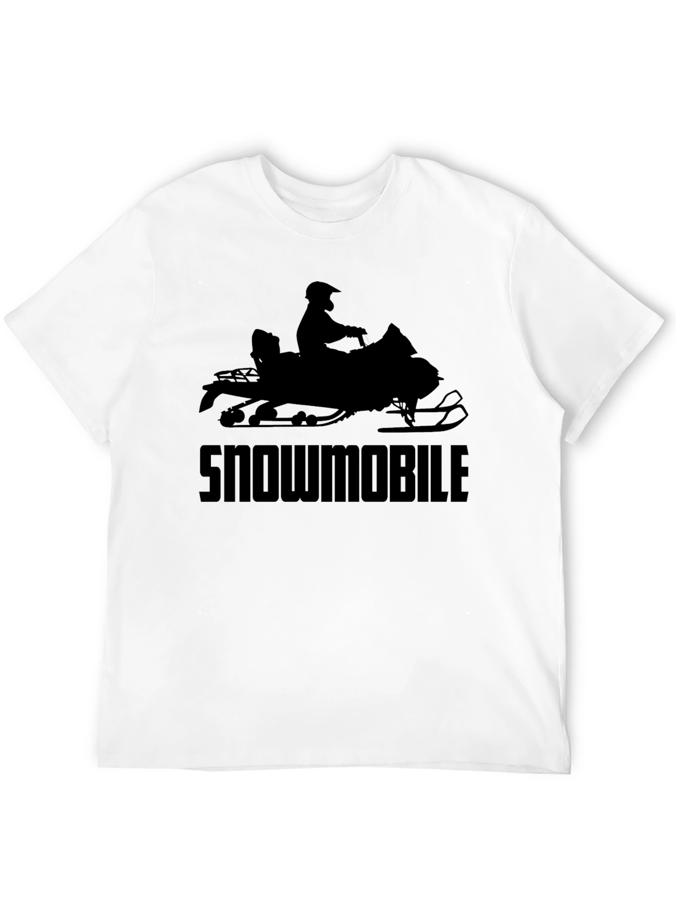 Snowmobile Graphic Tee - Black