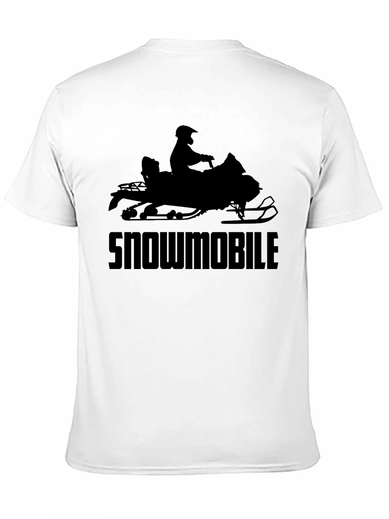 Snowmobile Graphic Tee - Black